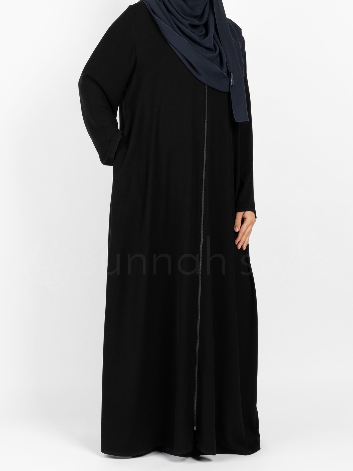 Sunnah Style - Essentials Full Zip Abaya (Black)