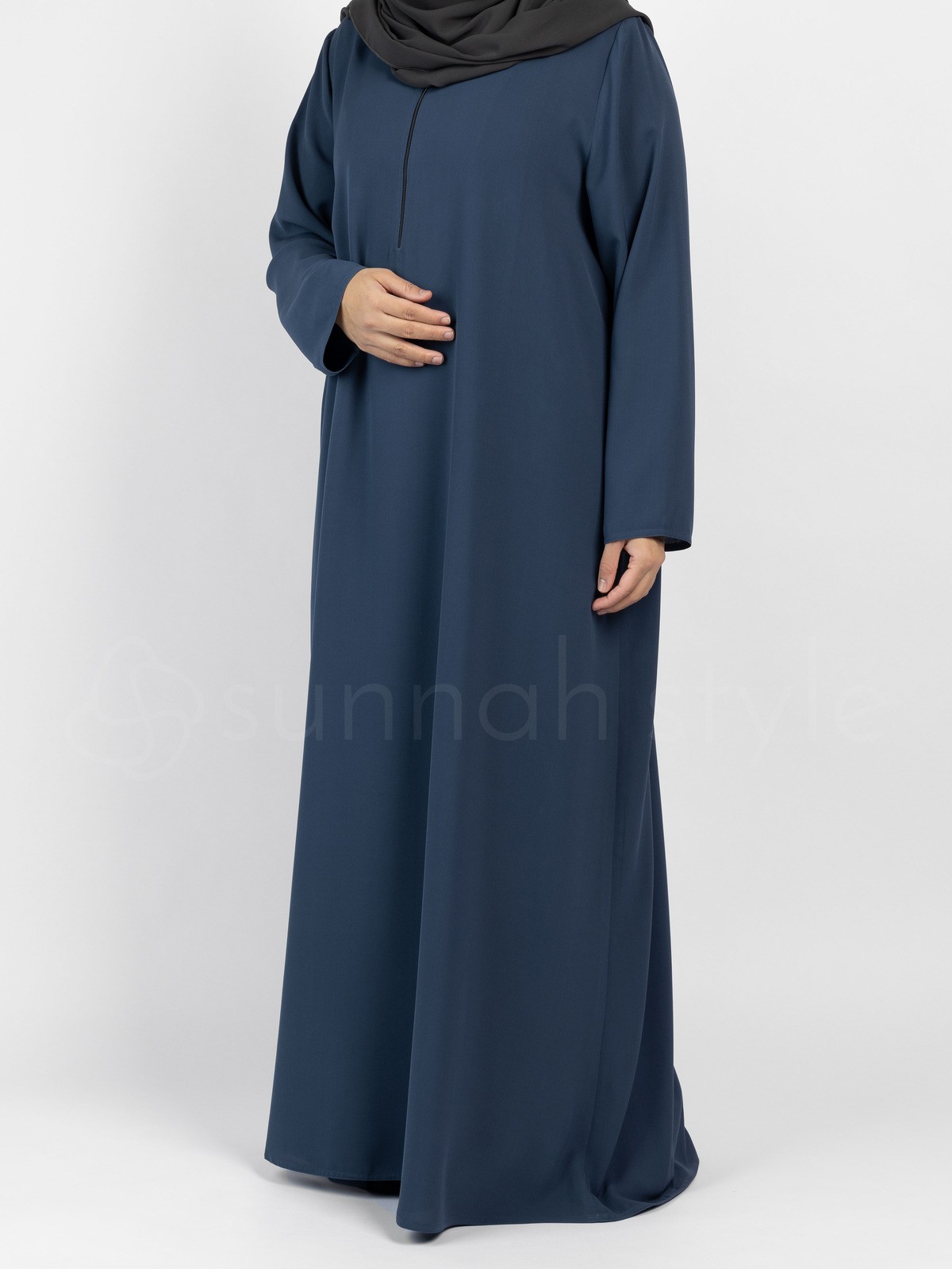 Sunnah Style - Essentials Closed Abaya (Steel Blue)