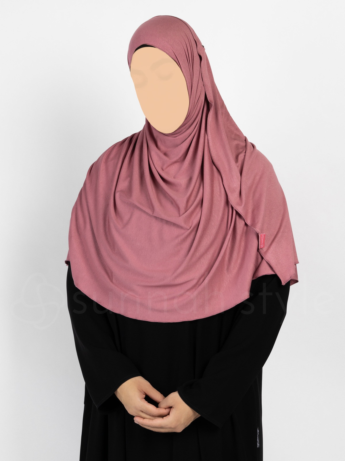 Sunnah Style Urban Shayla (Soft Jersey) - Large (Navy Blue)