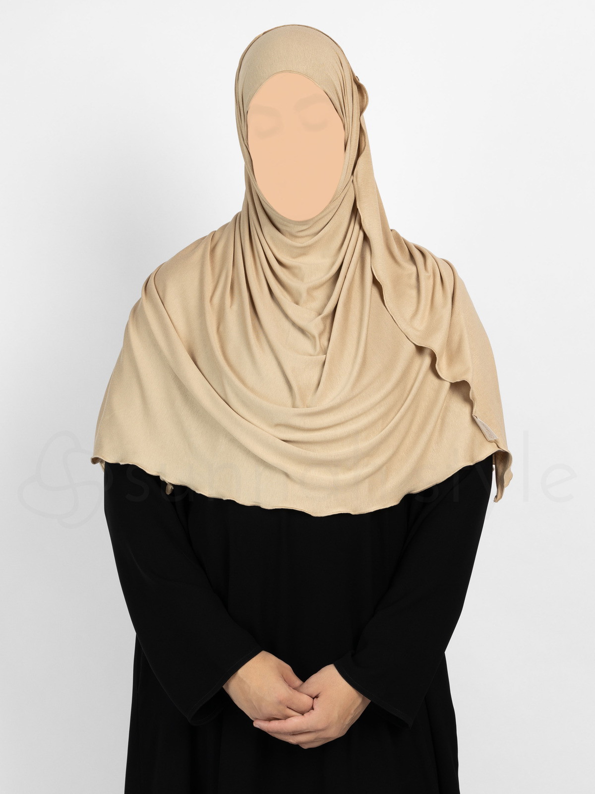 Sunnah Style Urban Shayla (Soft Jersey) - Large (Navy Blue)