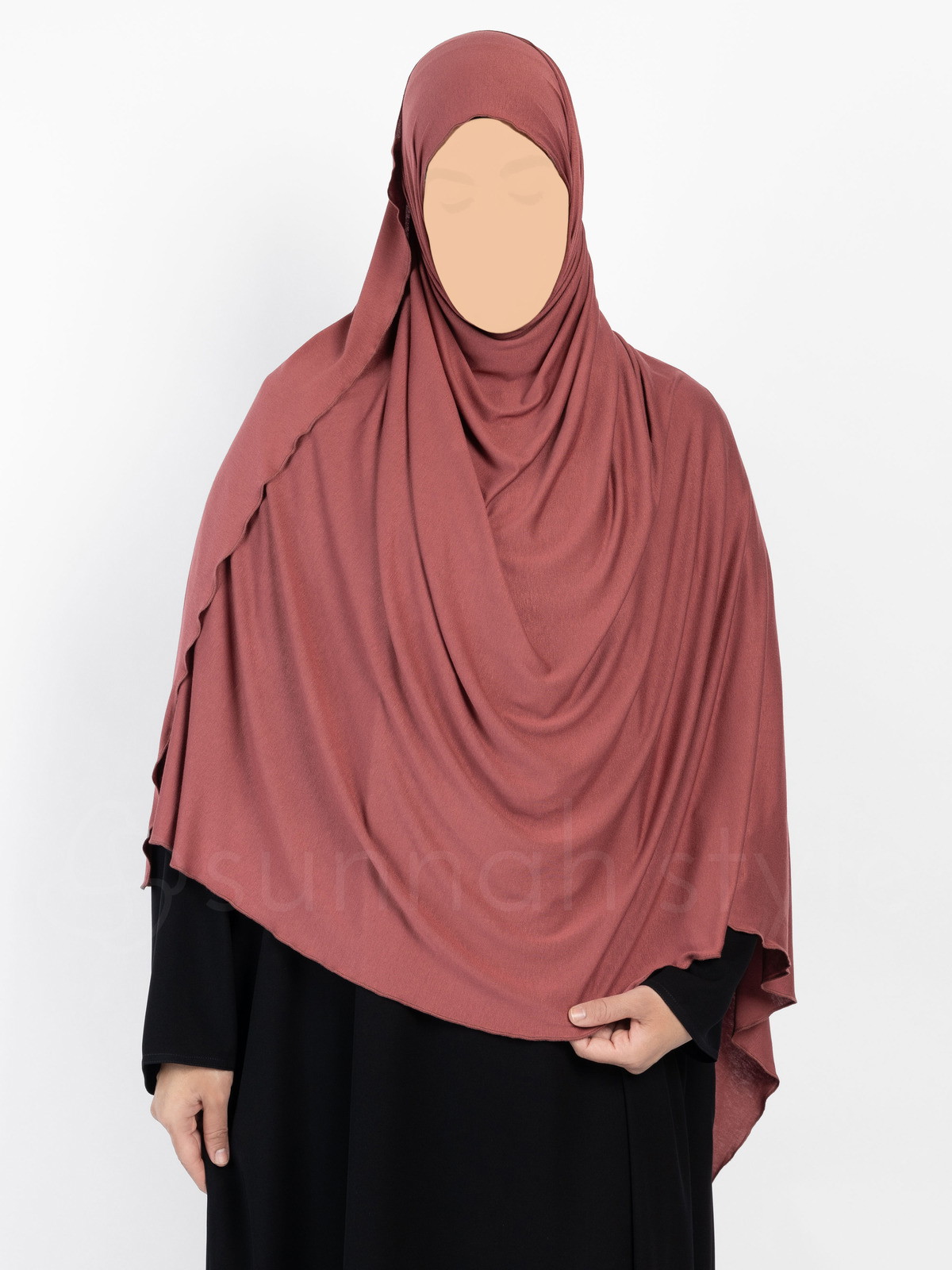 Sunnah Style - Urban Shayla (Soft Jersey) - XL (Smoky Olive)