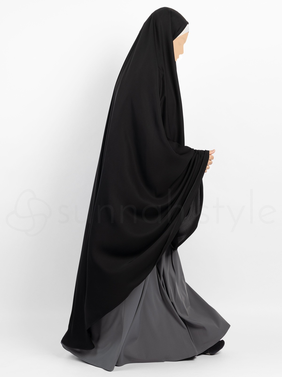 Sunnah Style - Essentials Khimar - Full Length TALL (Black)