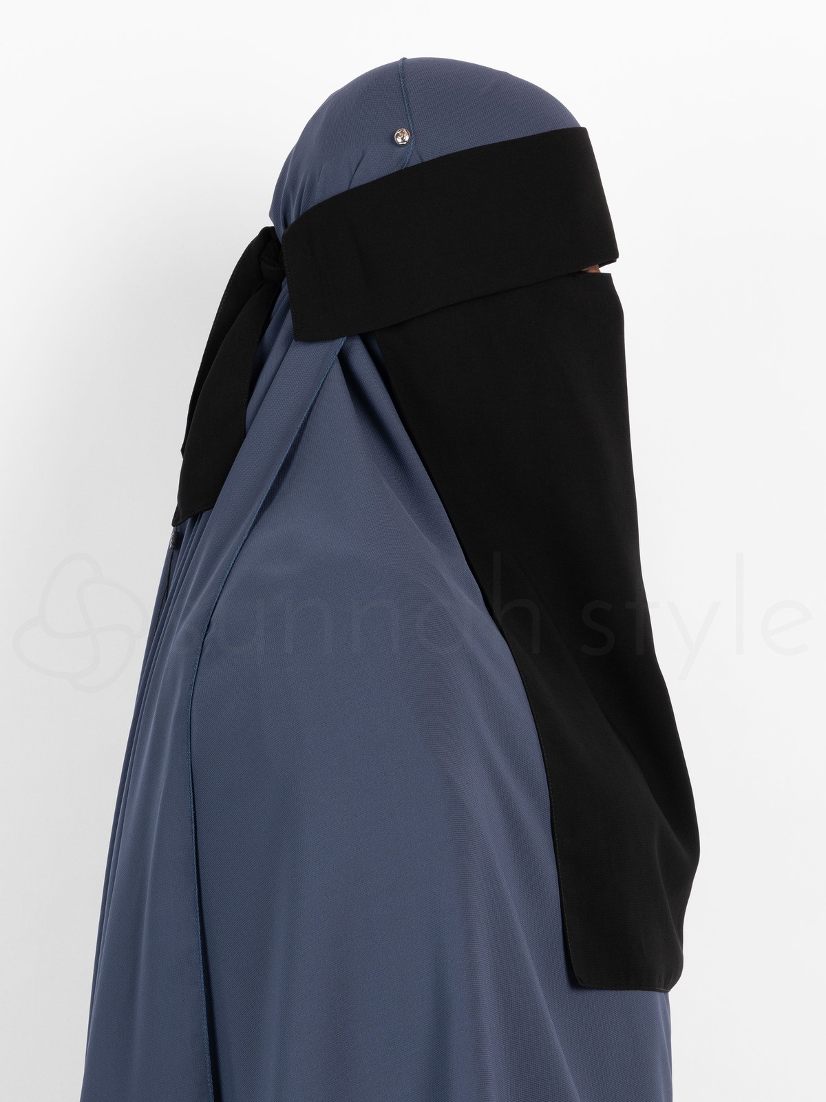 Sunnah Style - One Layer Flap Niqab (Black)