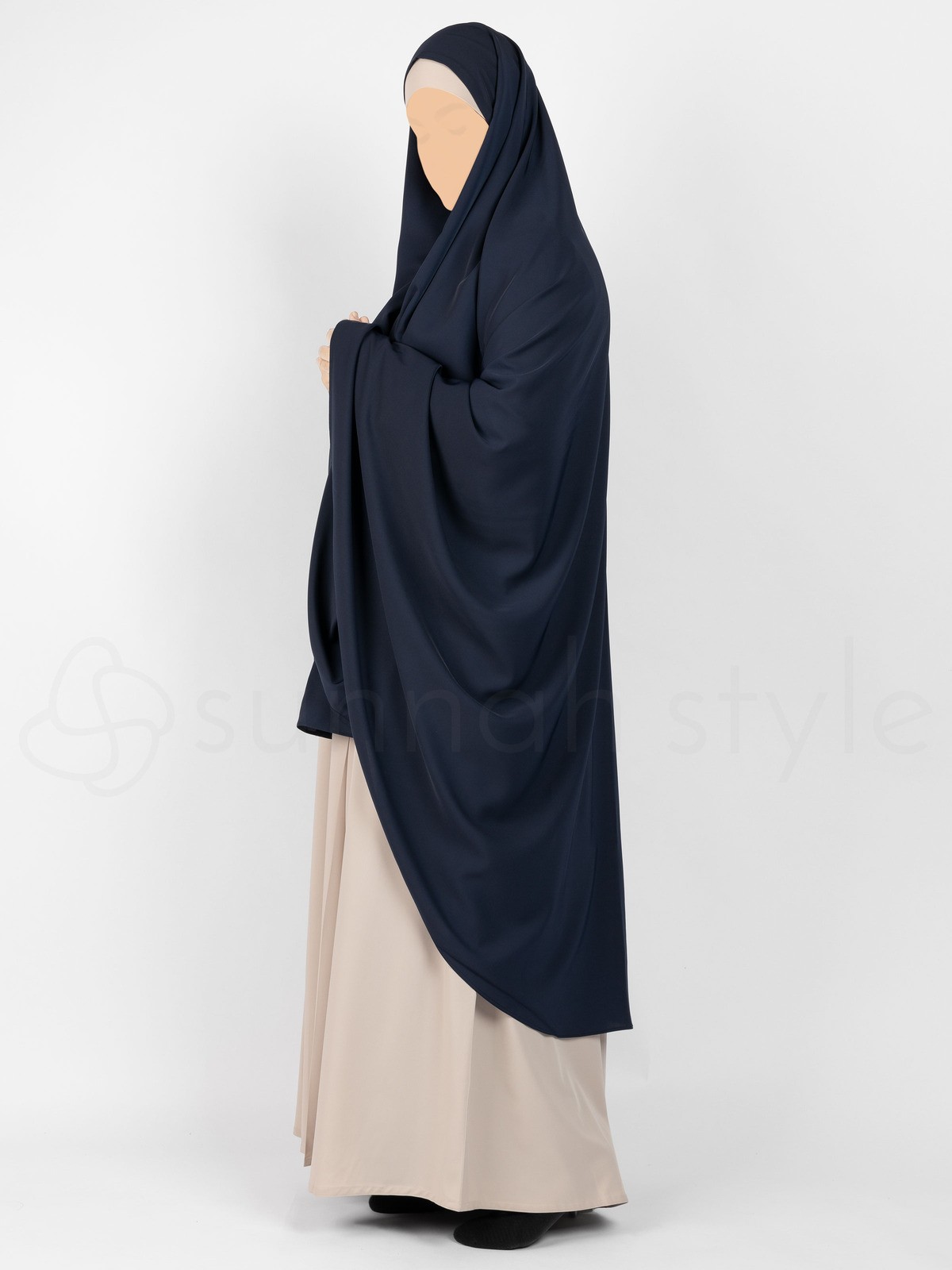 Sunnah Style - Essentials Khimar - Full Length (Navy Blue)