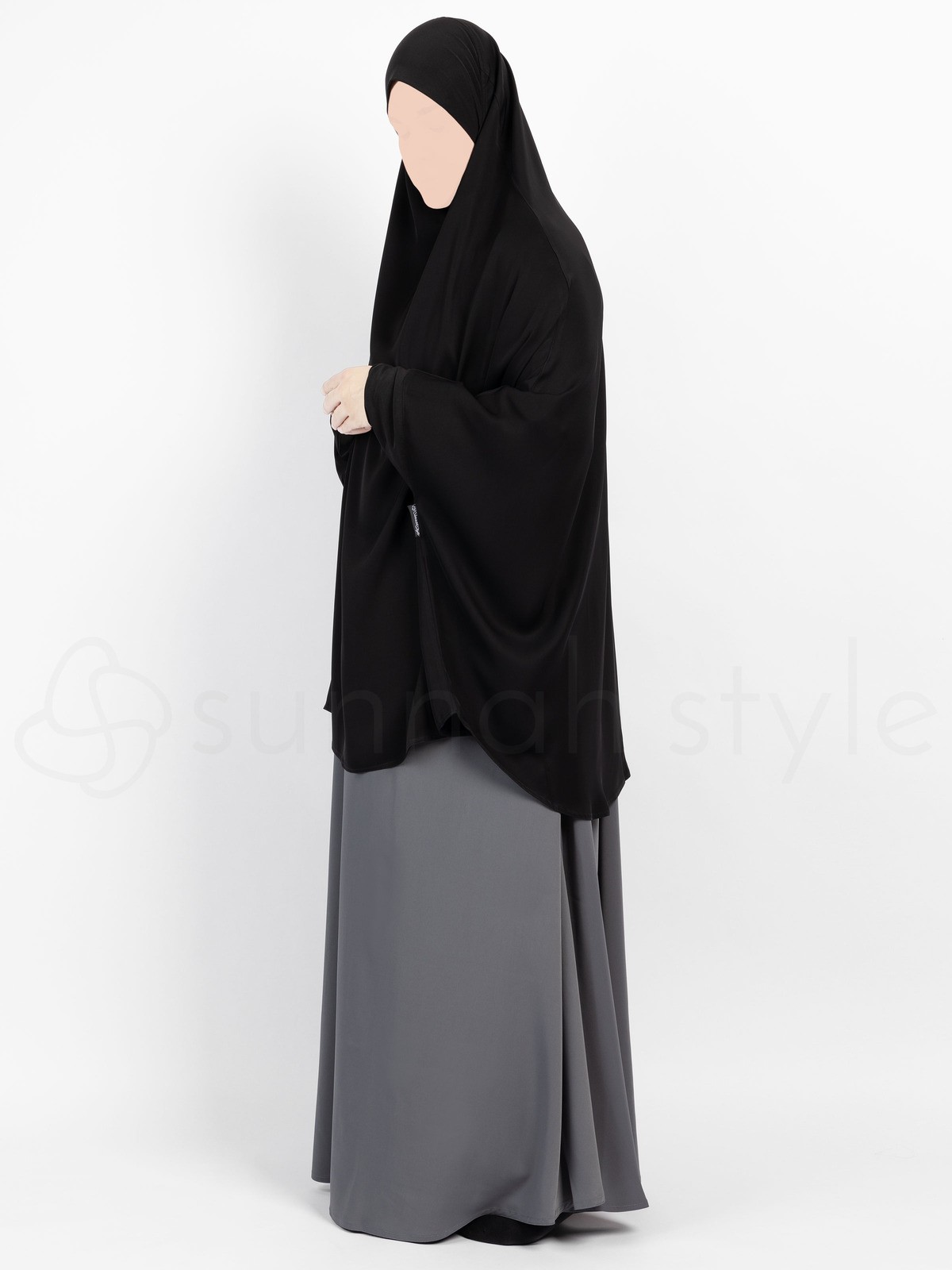 Sunnah Style - Signature Jilbab Top - Thigh Length (Black)