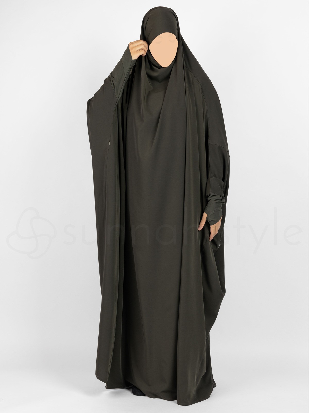 Sunnah Style -Essentials Full Length Jilbab (Midnight Green)