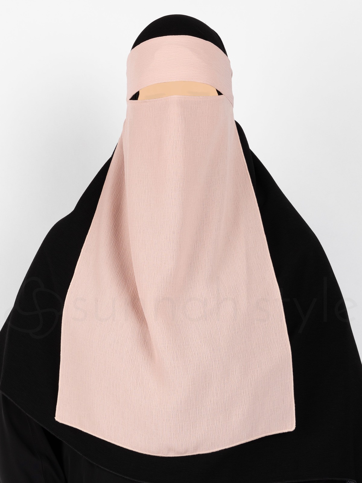 Sunnah Style - Brushed One Layer Niqab (Grapefruit)