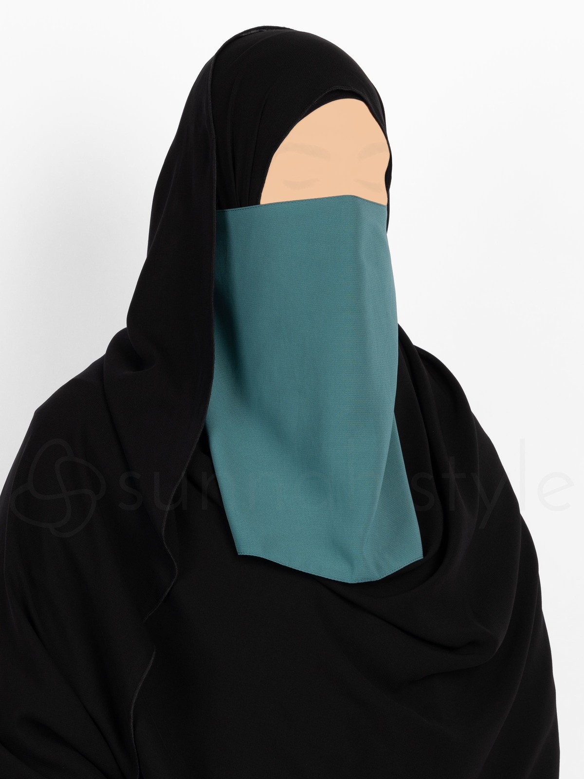 Sunnah Style - Elastic Half Niqab (Teal)