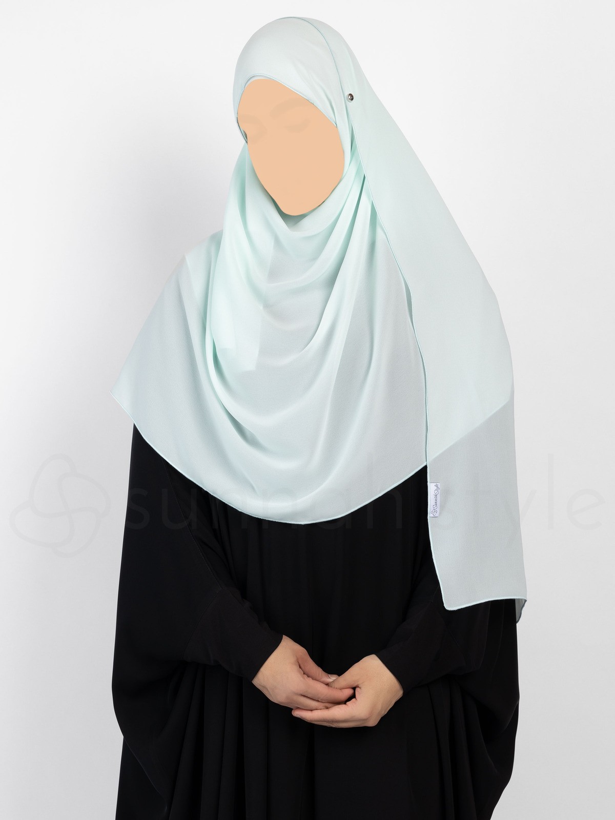 Sunnah Style - Essentials Shayla (Premium Chiffon) - Large (Ice Blue)