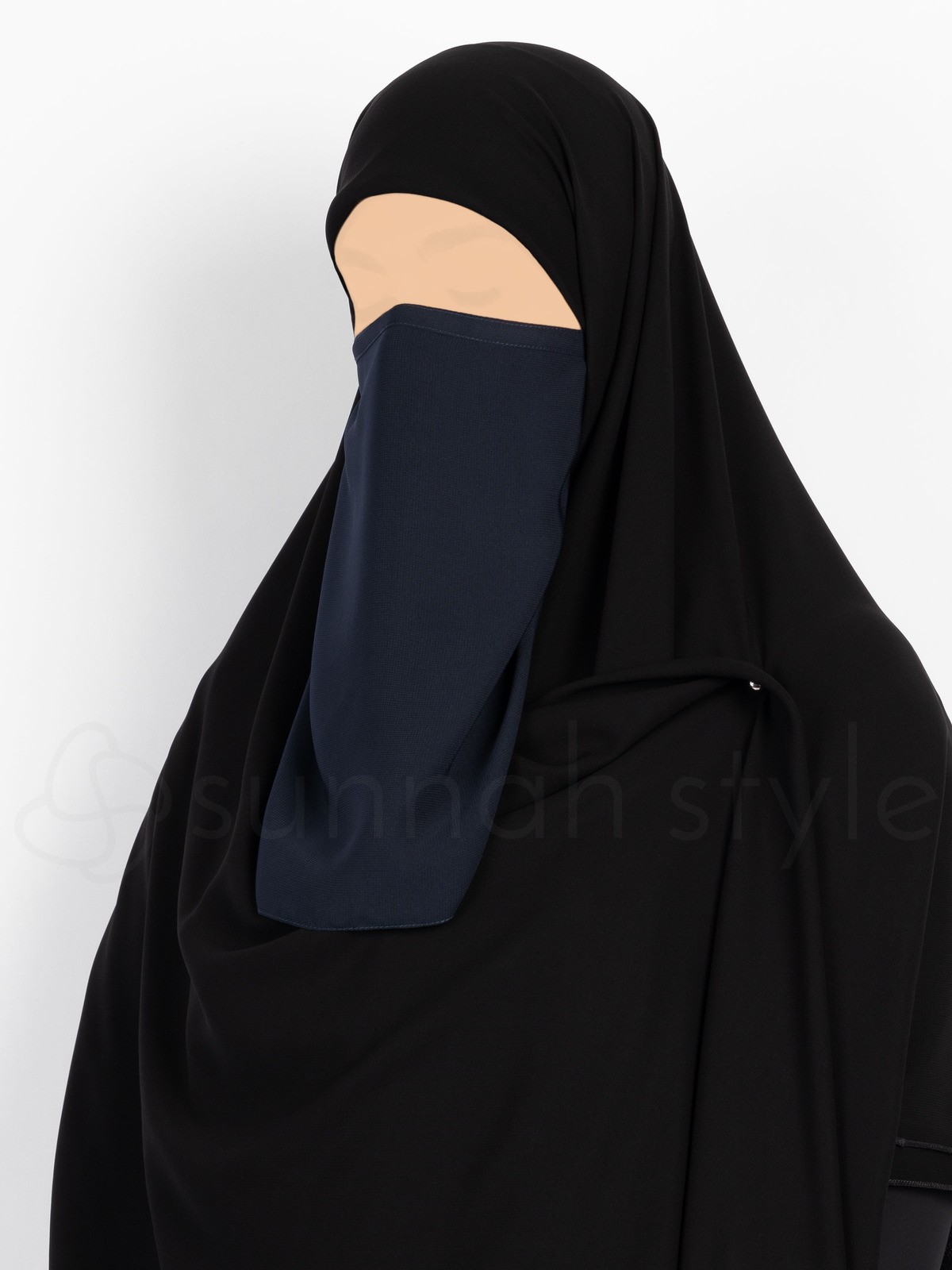 Sunnah Style - Tying Half Niqab (Black)
