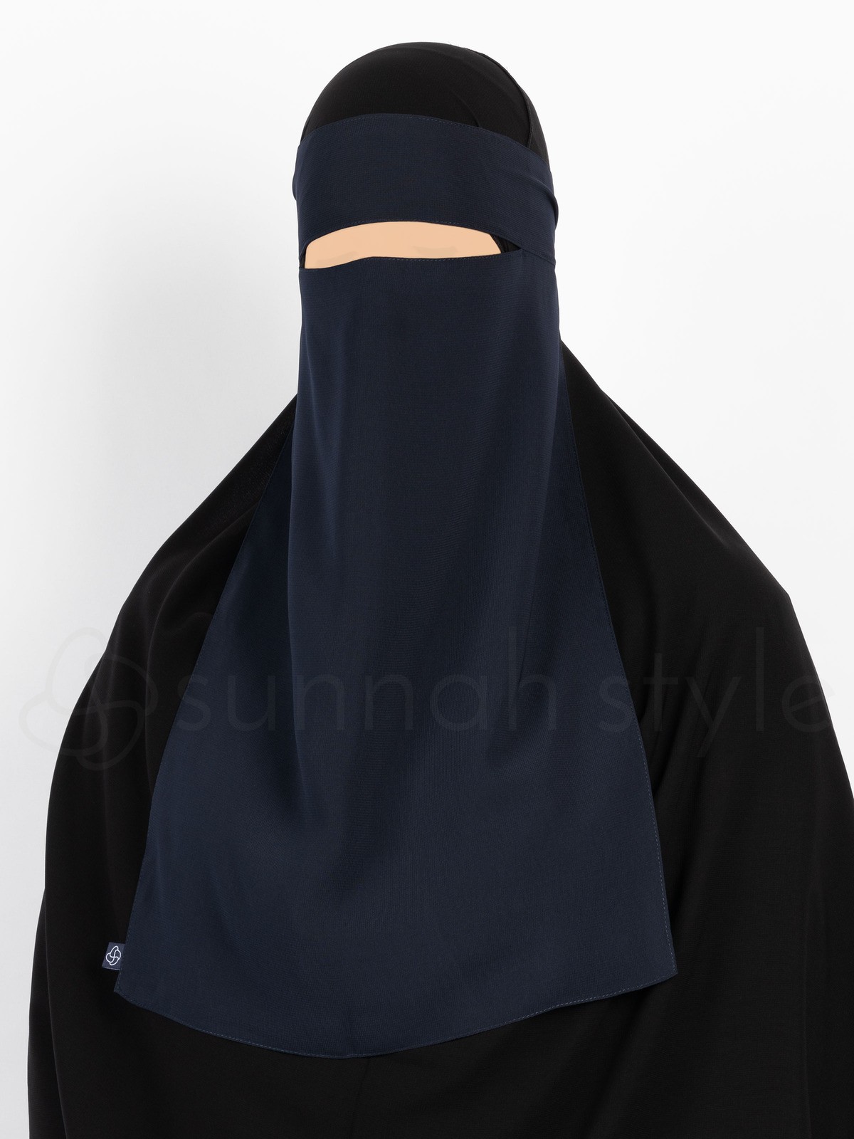 Sunnah Style - One Layer Niqab (Navy Blue)