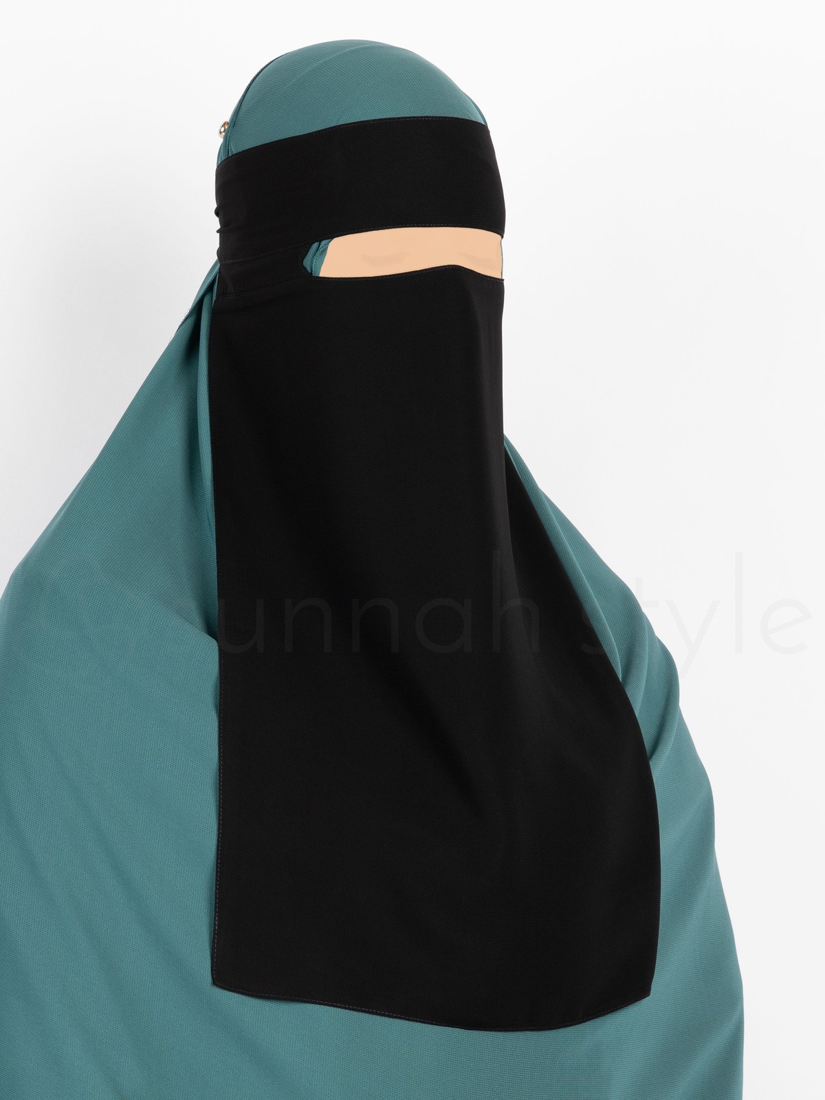 Sunnah Style - No-Pinch One Layer Niqab (Black)