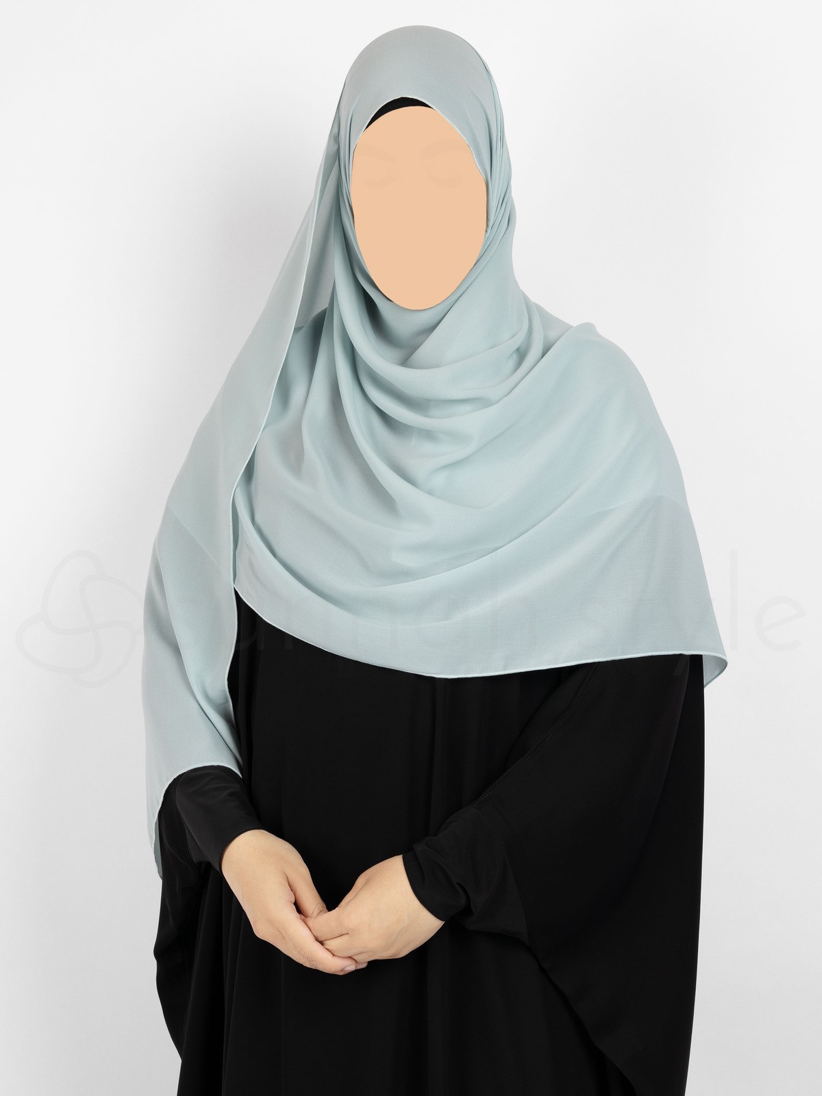 Sunnah Style - Essentials Shayla (Chiffon) - Large (Dark Grey)