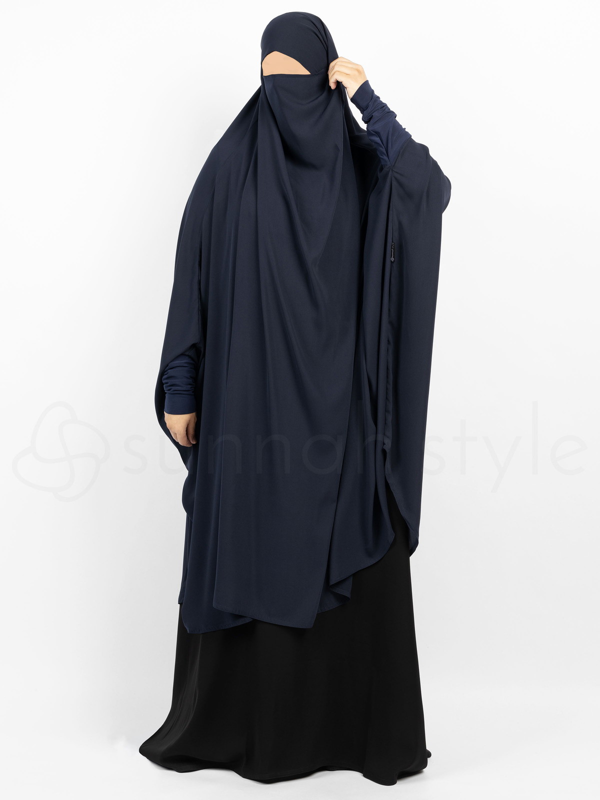 Sunnah Style - Plain Jilbab Top - Knee Length (Navy Blue)