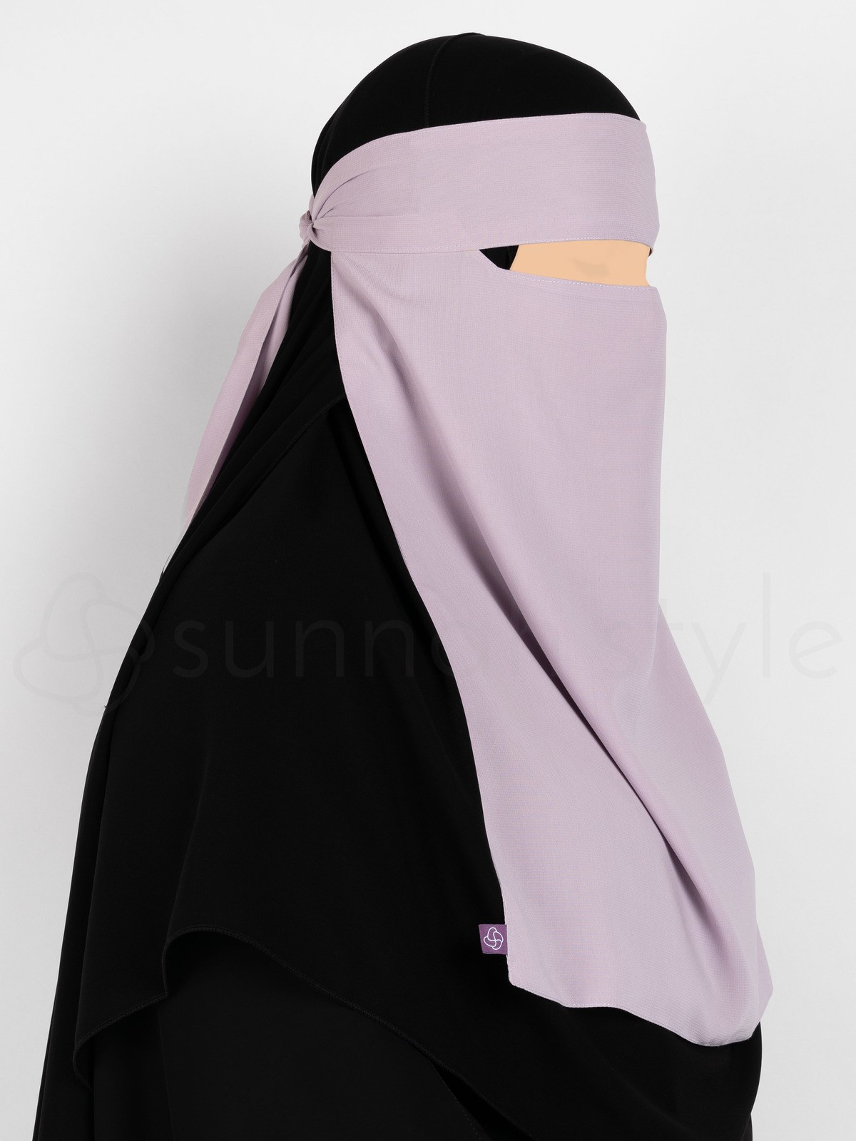 Sunnah Style - Narrow No-Pinch One Layer Niqab (Dark Grey)