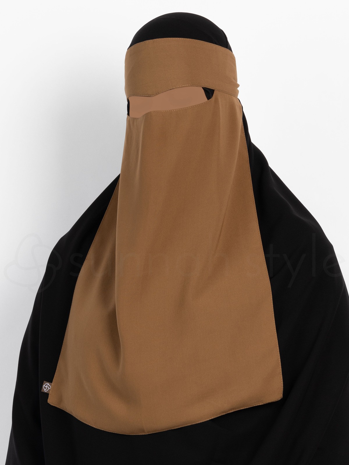 Sunnah Style - One Layer Widow's Peak Niqab (Caramel)