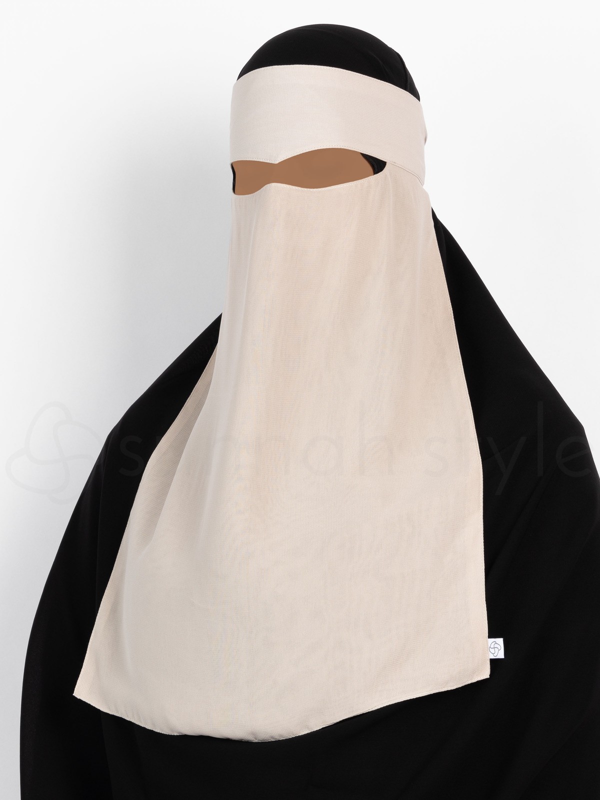 Sunnah Style - One Layer Widow's Peak Niqab (Blush)