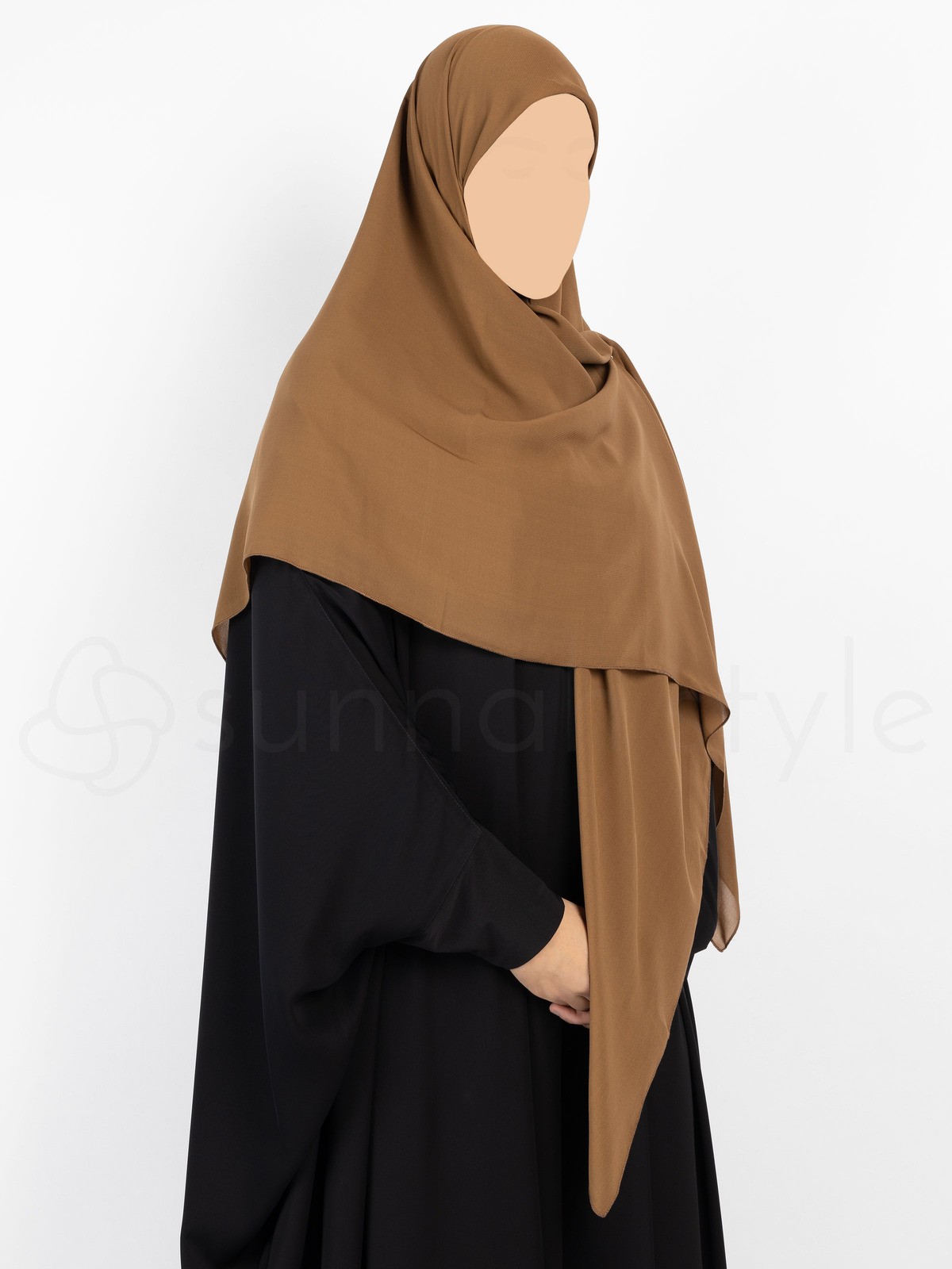 Sunnah Style Essentials Square Hijab - Large (Caramel)