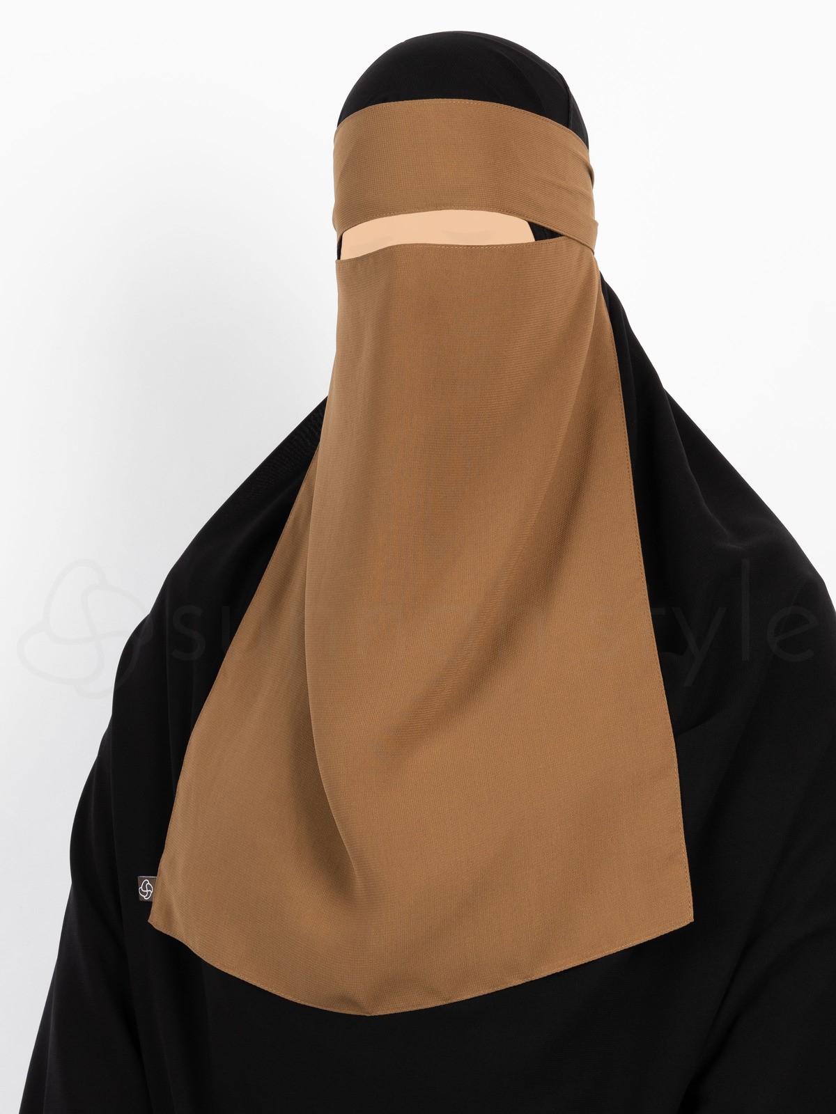 Sunnah Style - Pull-Down One Layer Niqab (Caramel)