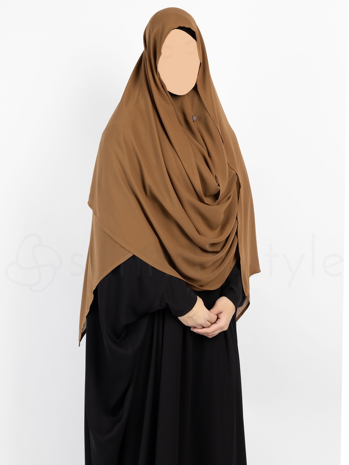 Sunnah Style - Hooded Wrap Hijab (Caramel)