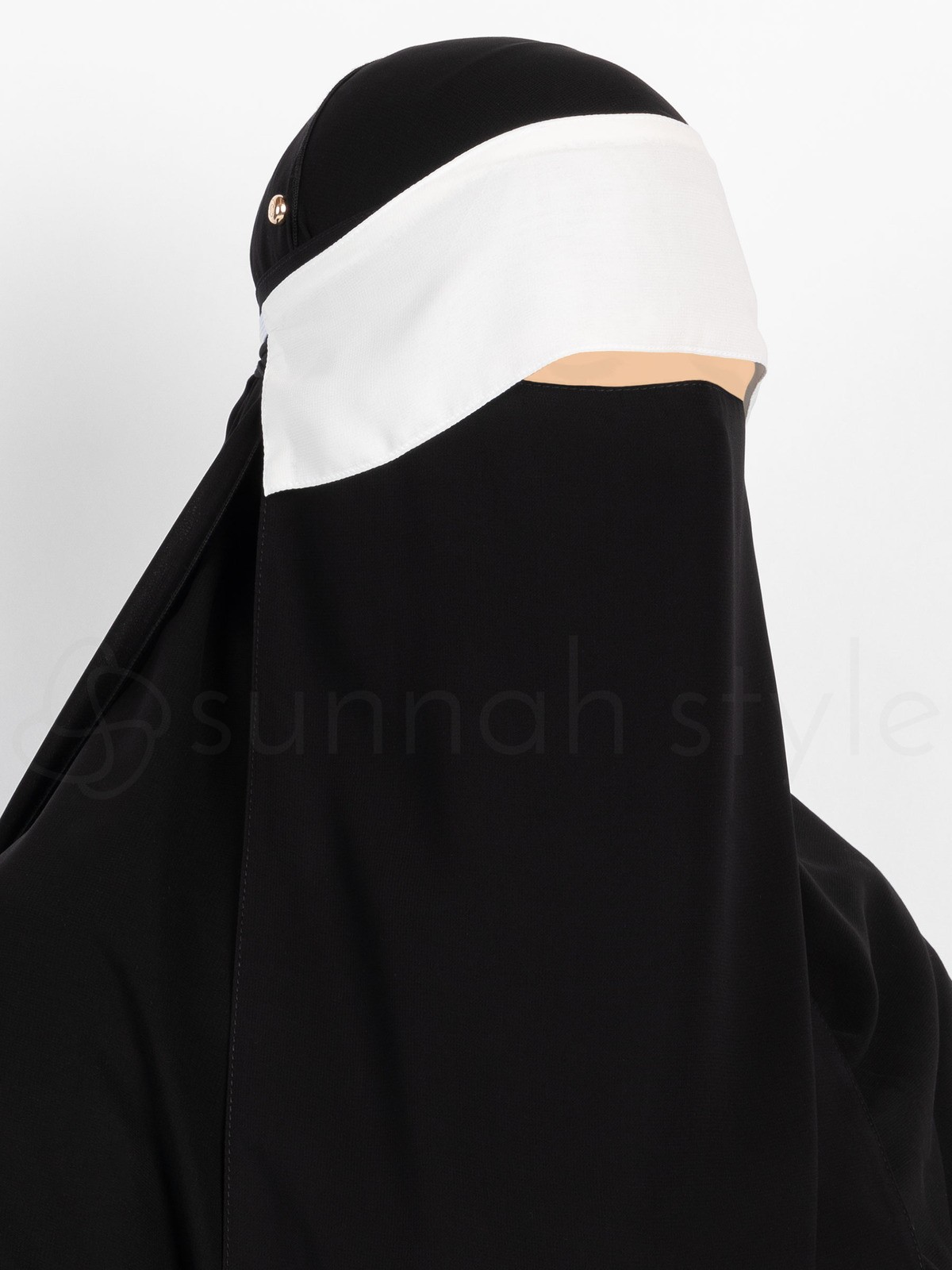 Sunnah Style - Adjustable Niqab Flap (Black)
