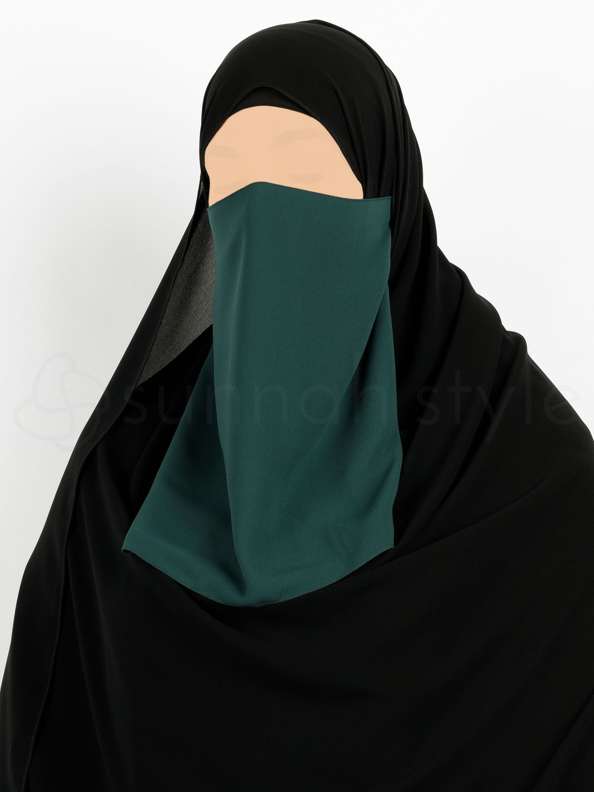Sunnah Style - Elastic Half Niqab (Pine)