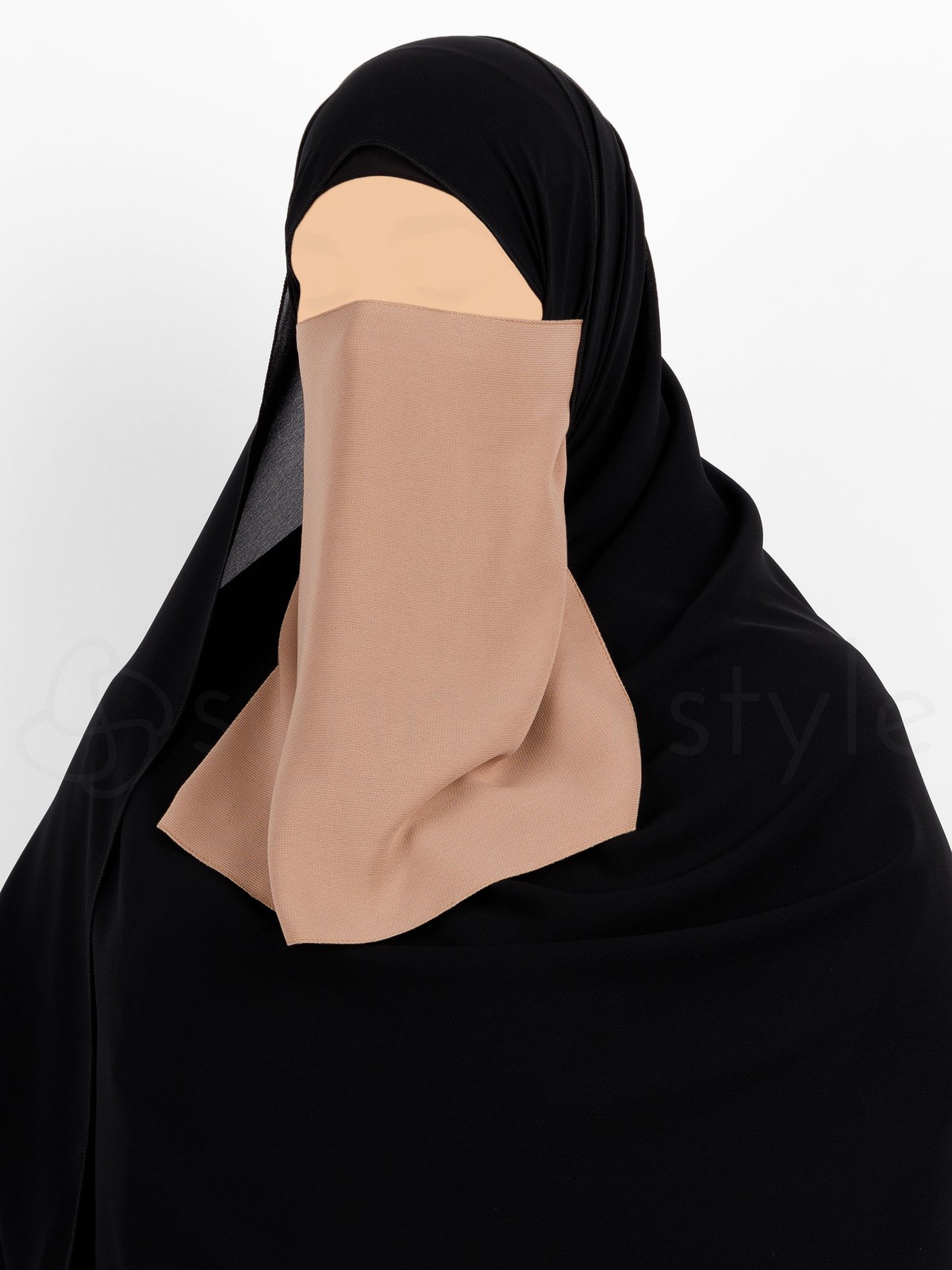 Sunnah Style - Elastic Half Niqab (Toffee)