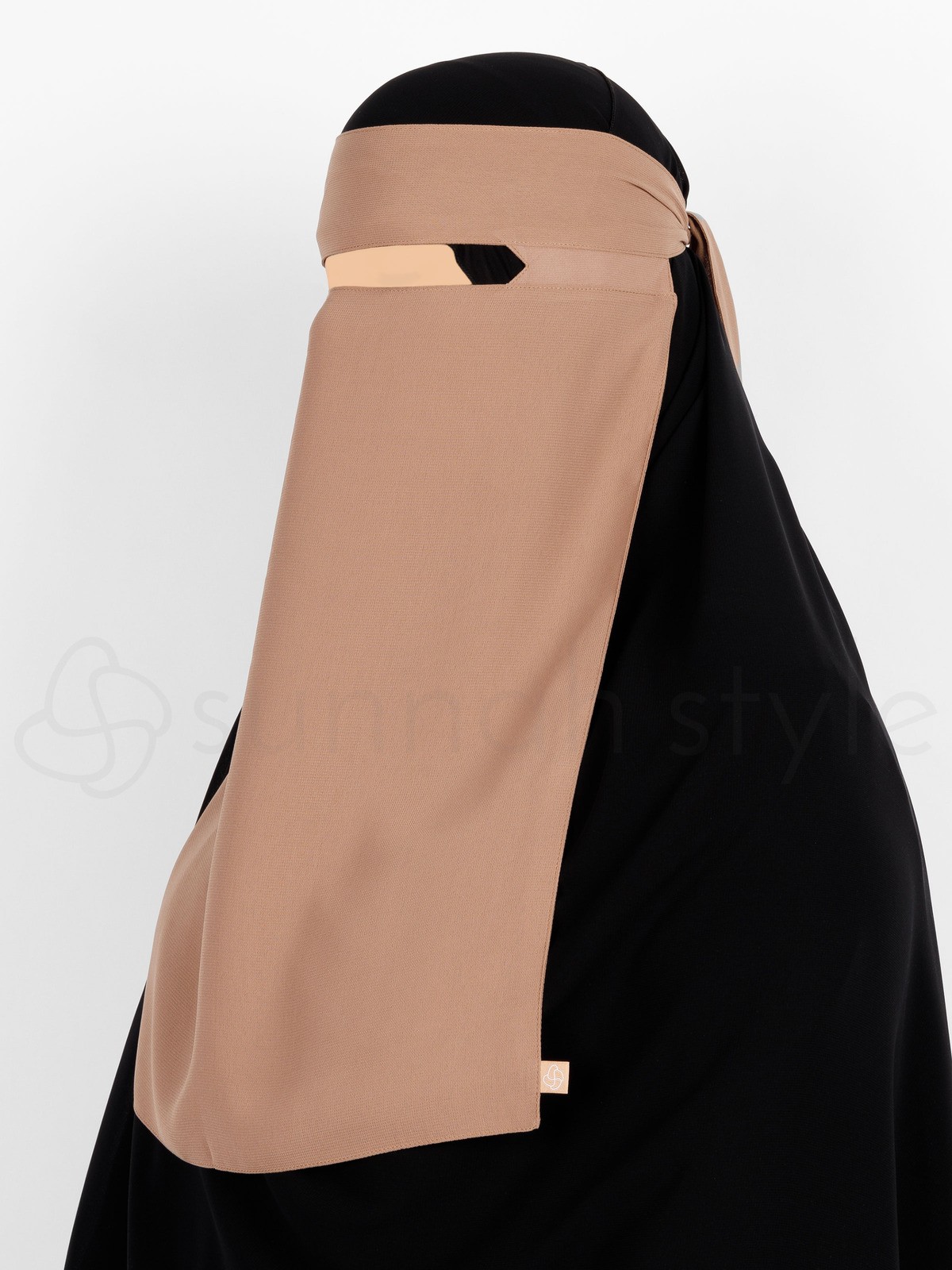 Sunnah Style - No-Pinch One Layer Niqab (Toffee)