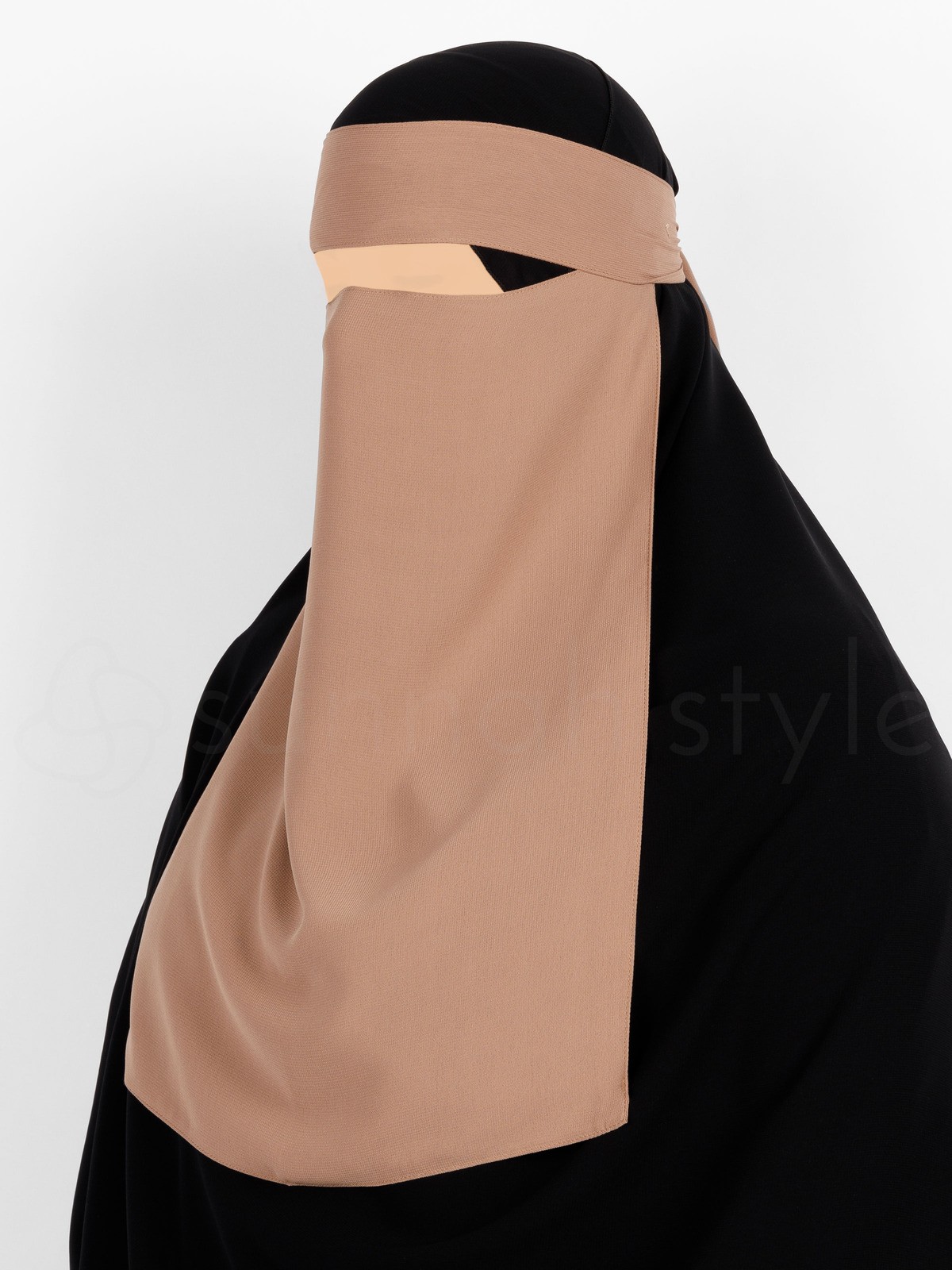 Sunnah Style - Pull-Down One Layer Niqab (Toffee)