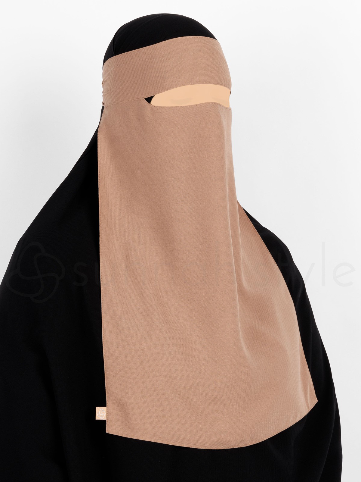 Sunnah Style - Narrow No-Pinch One Layer Niqab (Toffee)