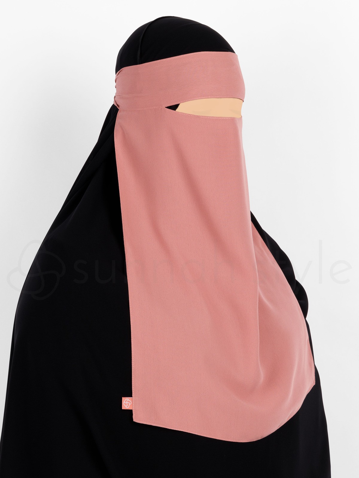 Sunnah Style - One Layer Niqab (Coral)
