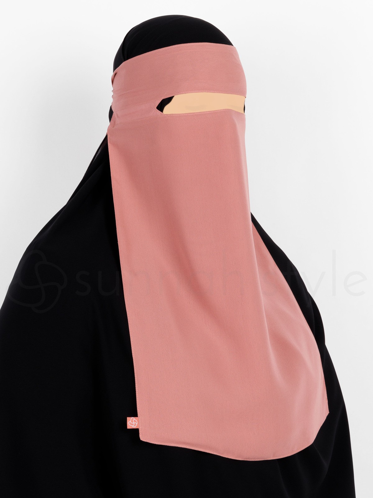 Sunnah Style - No-Pinch One Layer Niqab (Coral)