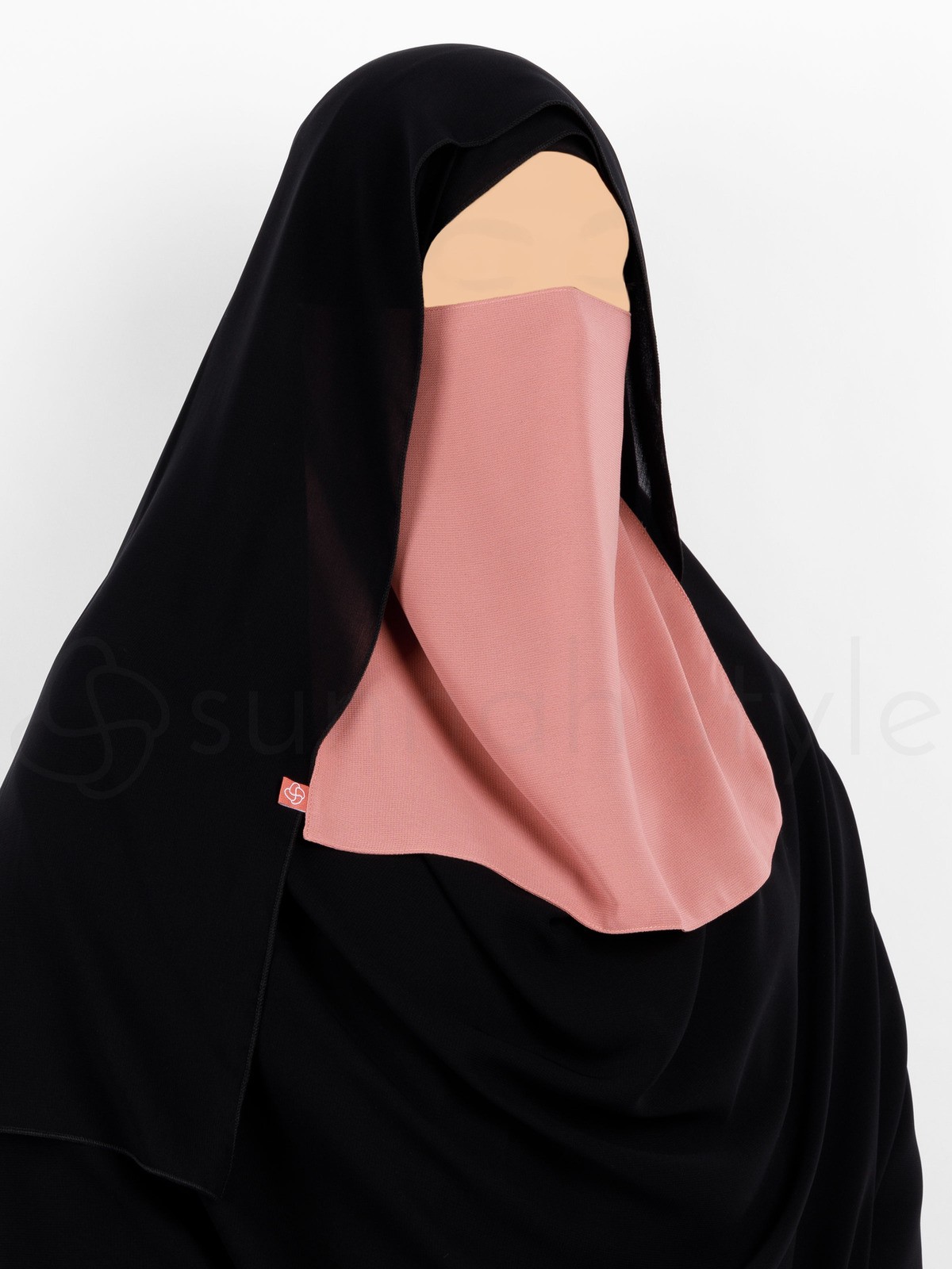 Sunnah Style - Elastic Half Niqab (Coral)