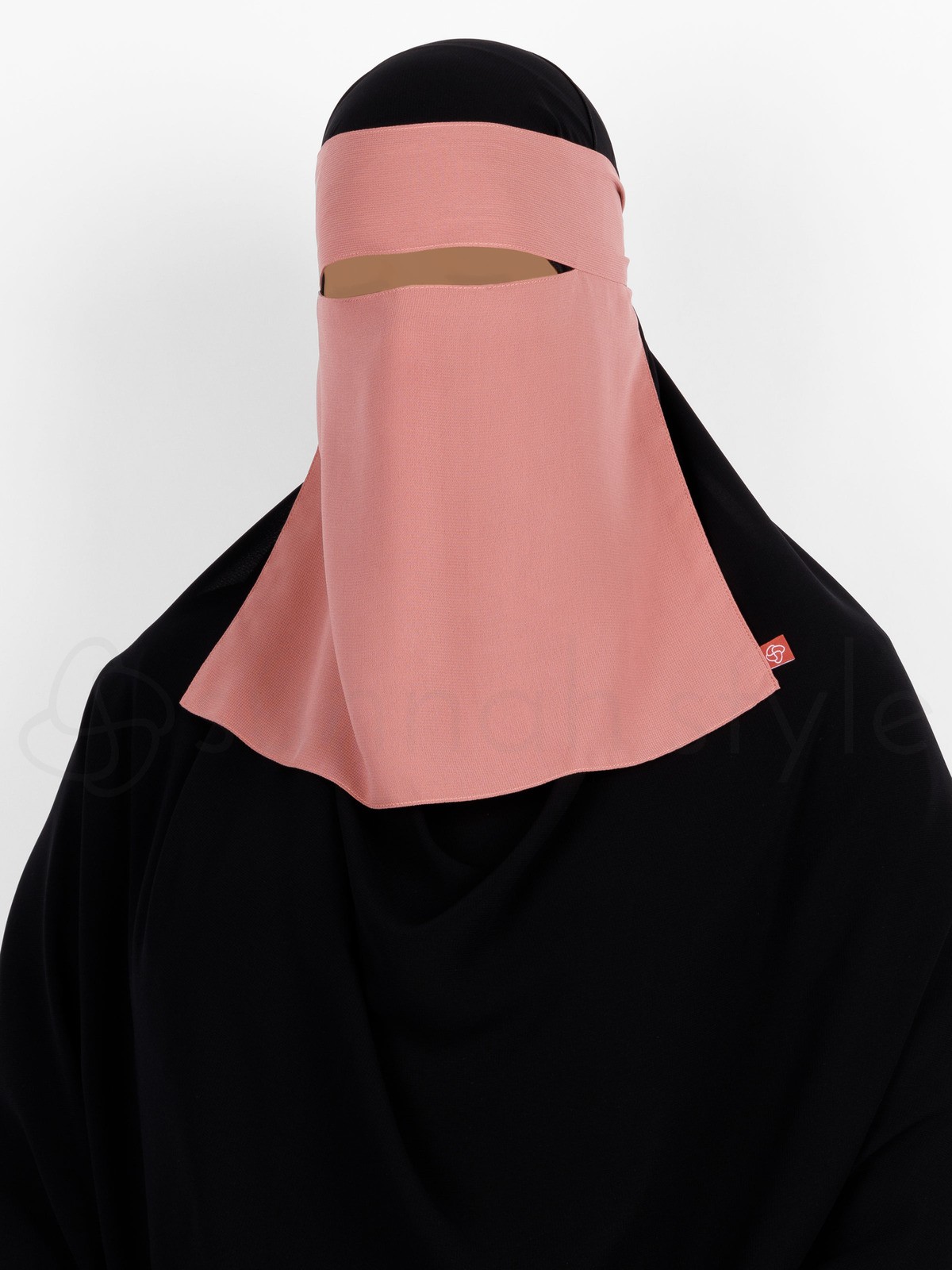 Sunnah Style - Short One Layer Niqab (Coral)