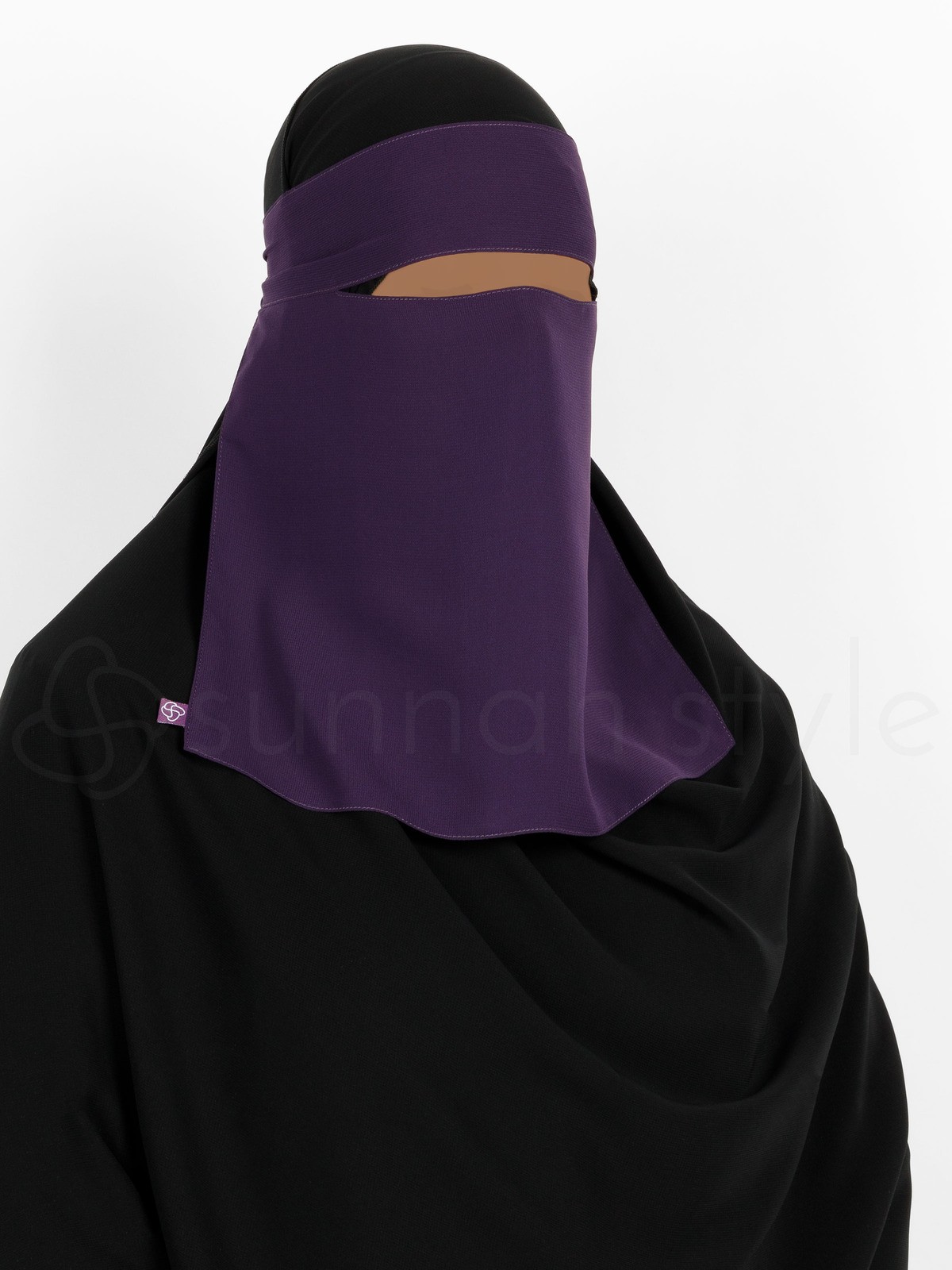 Sunnah Style - Short One Layer Niqab (Violet)
