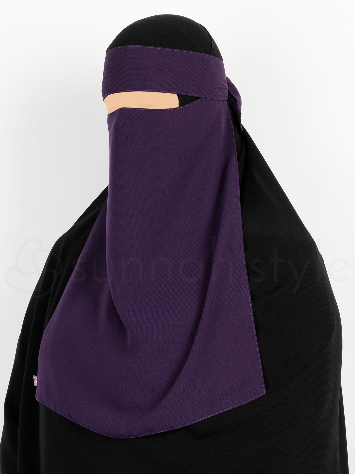 Sunnah Style - Pull-Down One Layer Niqab (Violet)