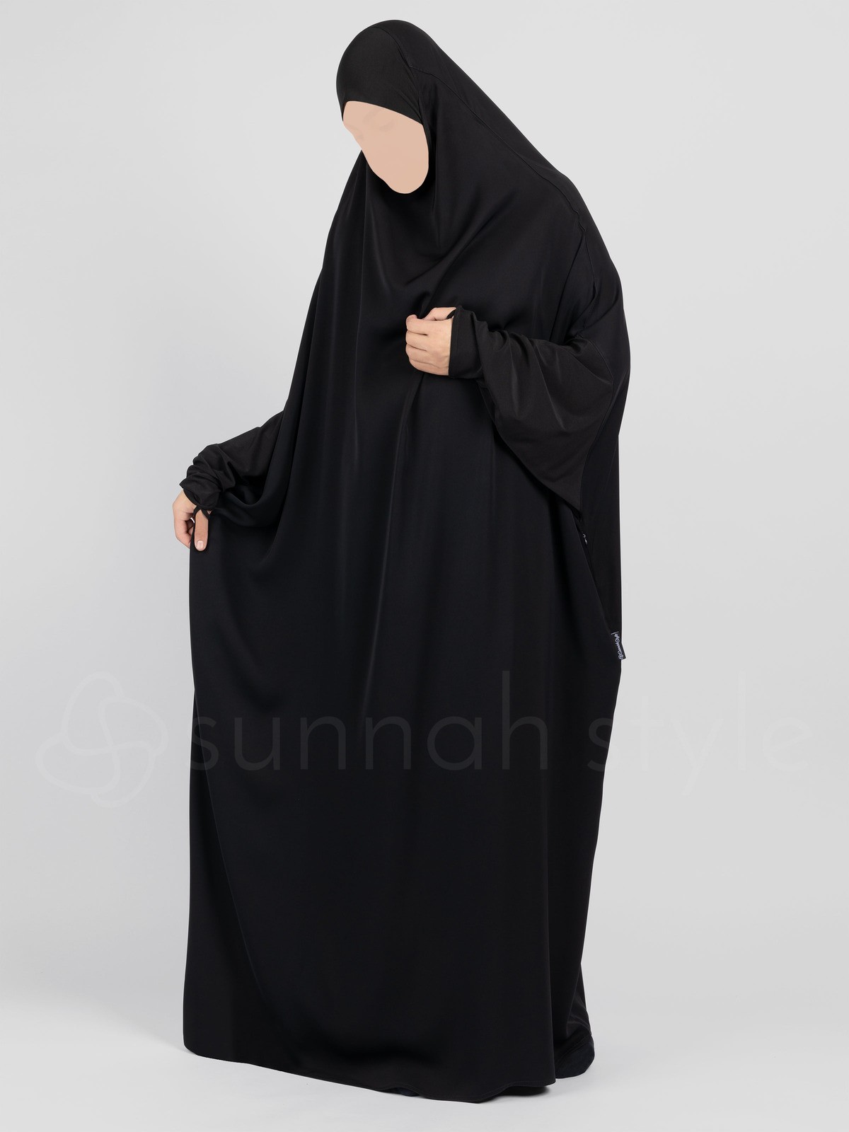 FACTORY SECONDS: Signature Full Length Jilbab (Black) - Size 64