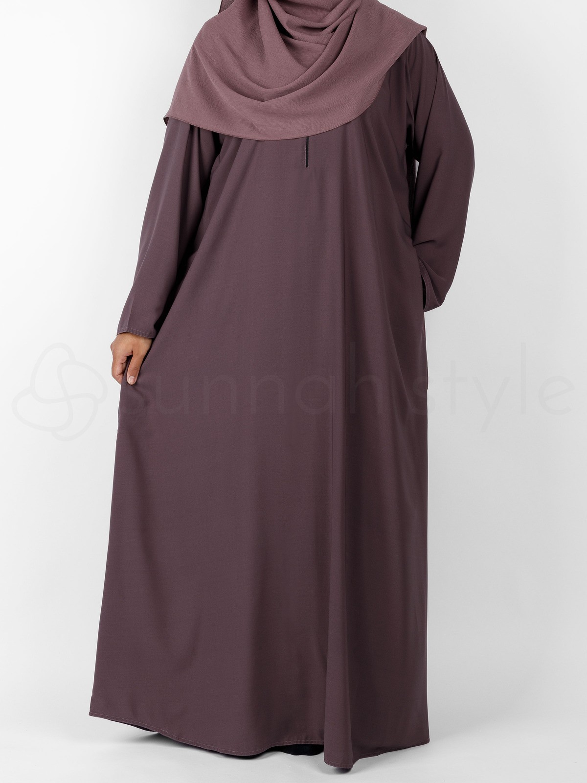 Sunnah Style - Plain Closed Abaya (Dried Lavender)