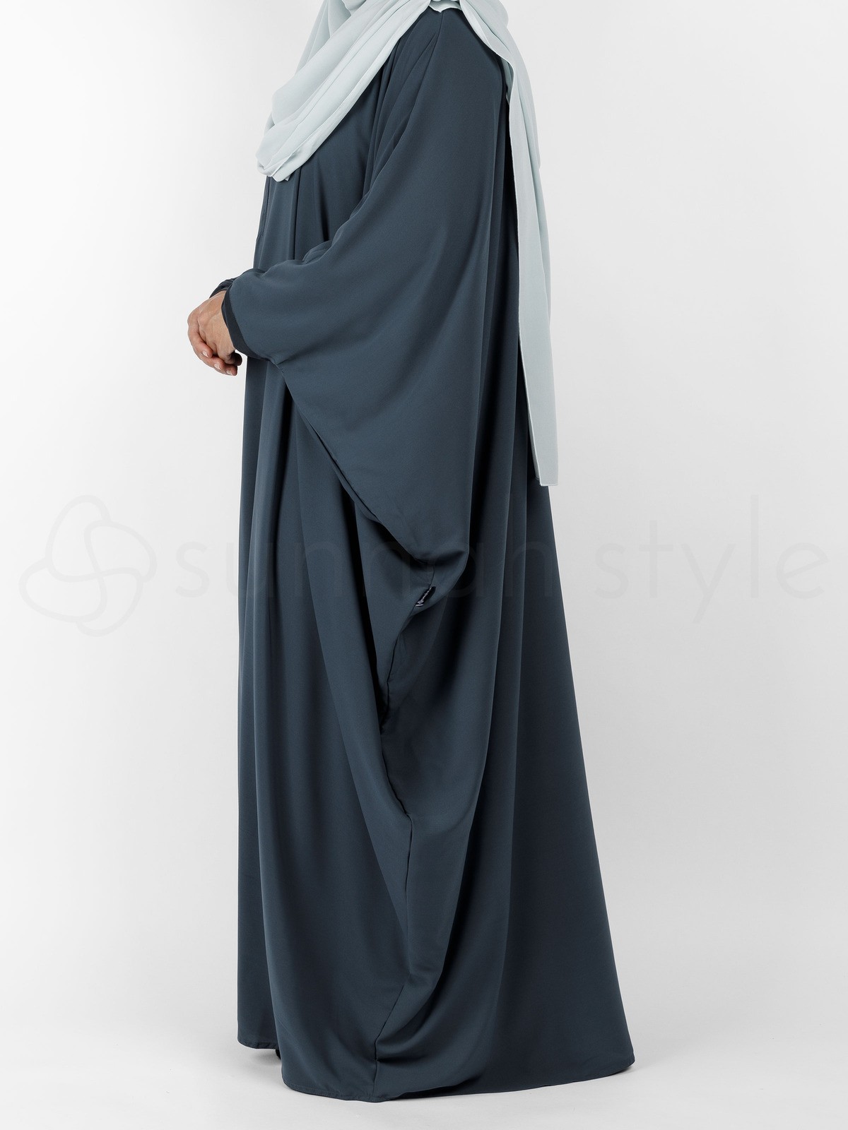 Sunnah Style - Plain Bisht Abaya (Slate)