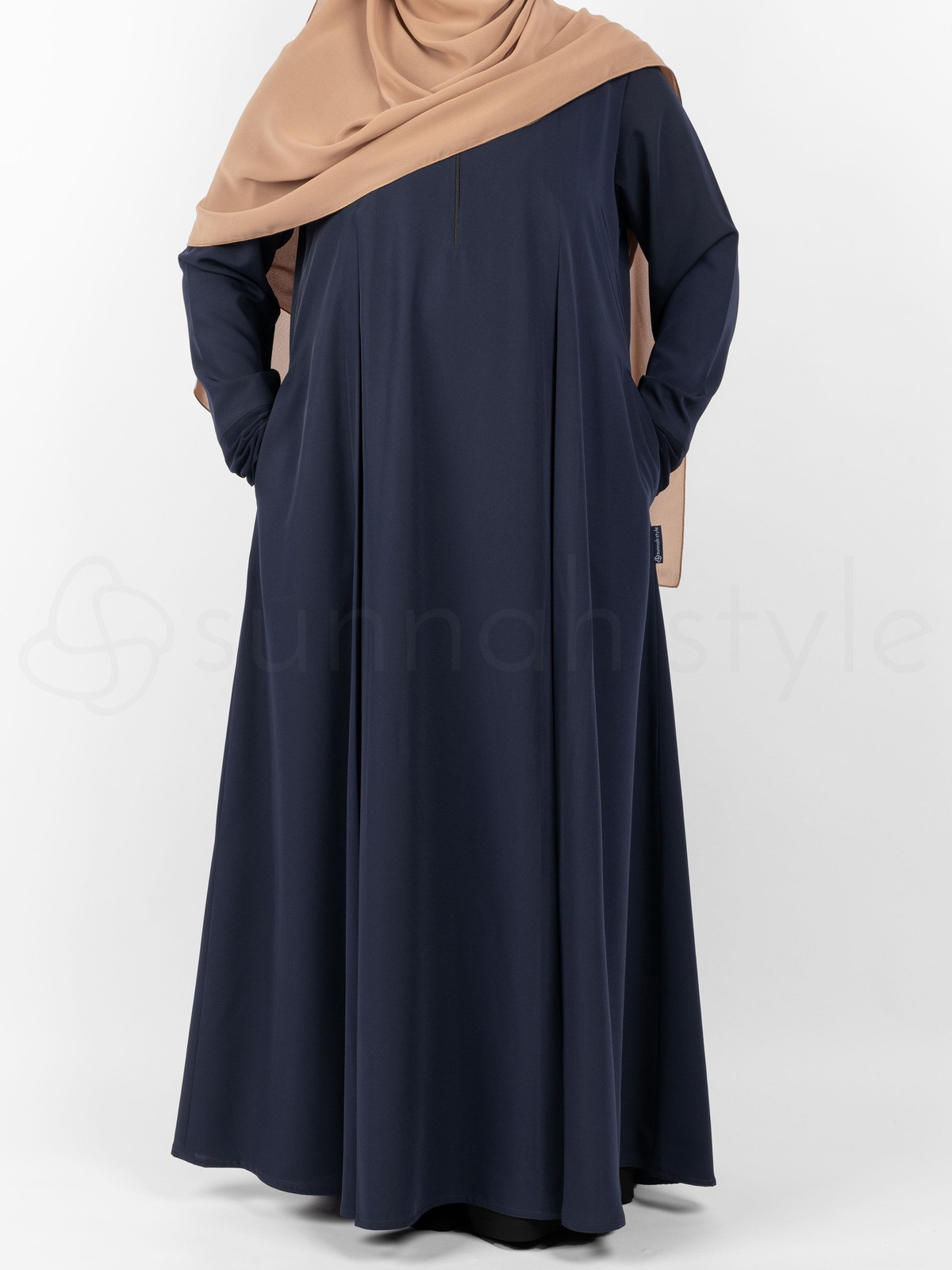 Navy blue abaya styles hotsell