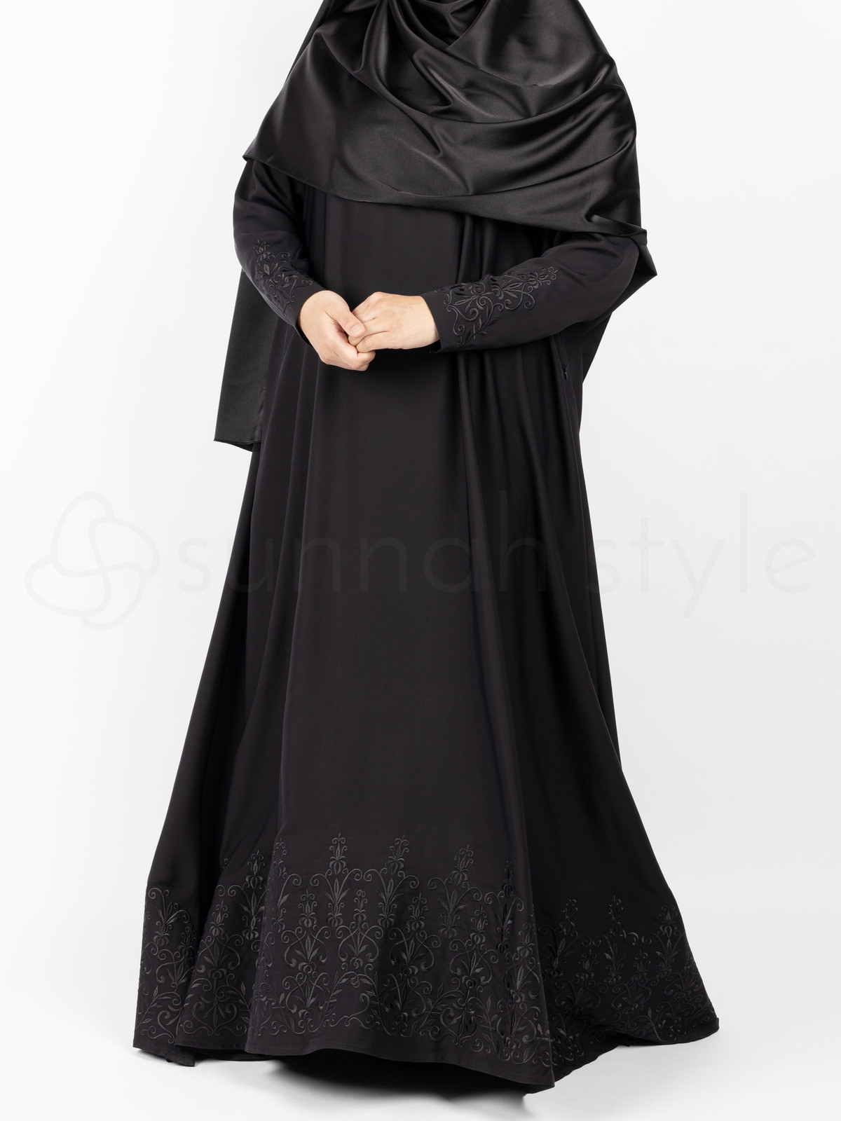 Serenity Embroidered Umbrella Abaya