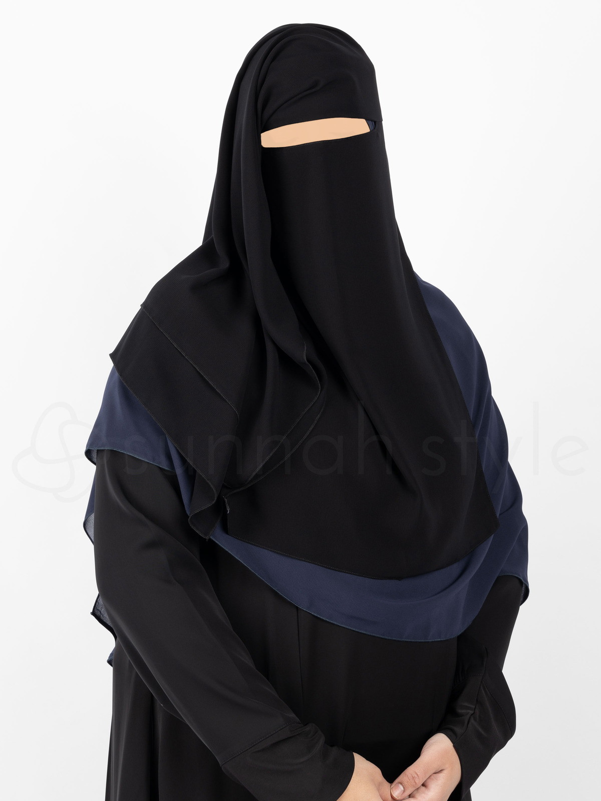 Narrow No-Pinch Three Layer Niqab