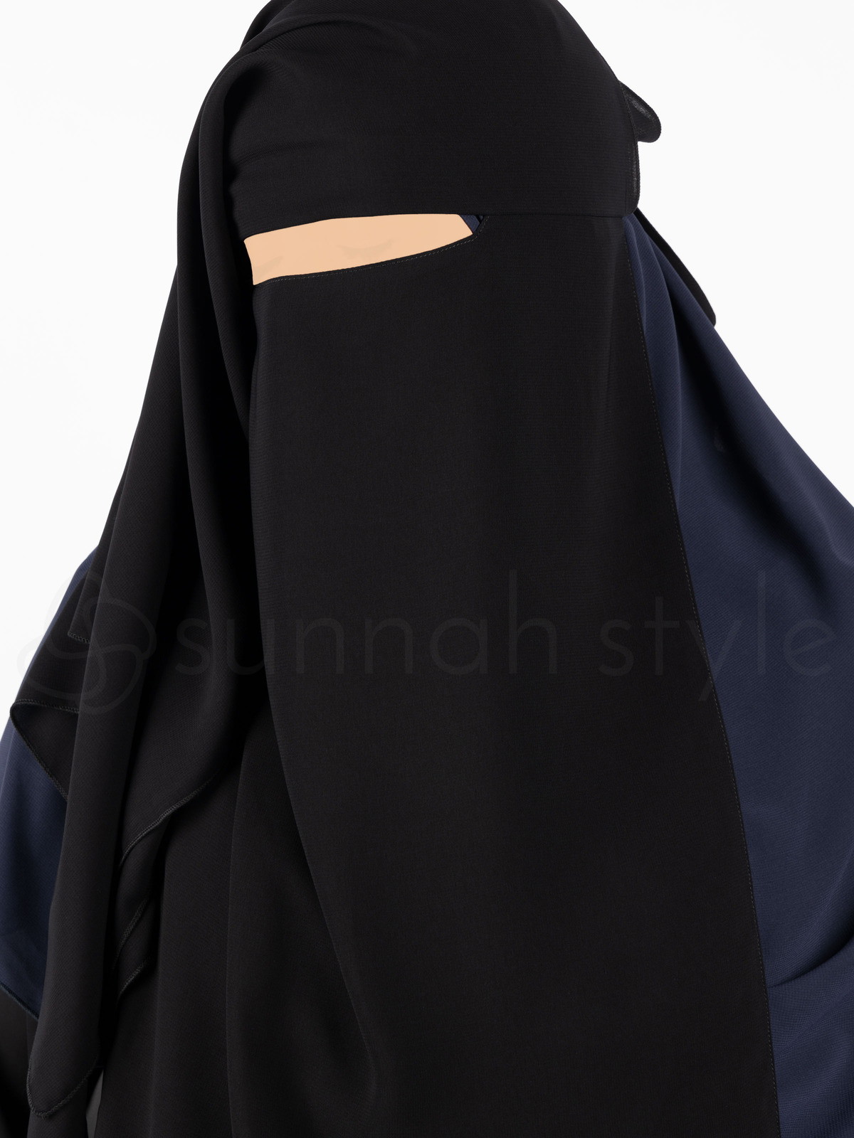 Narrow No-Pinch Three Layer Niqab