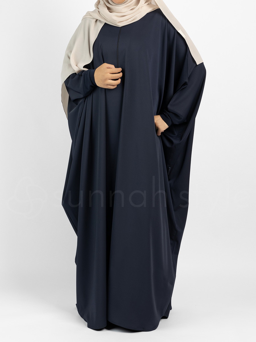 Classic Bisht Abaya (Navy Blue)