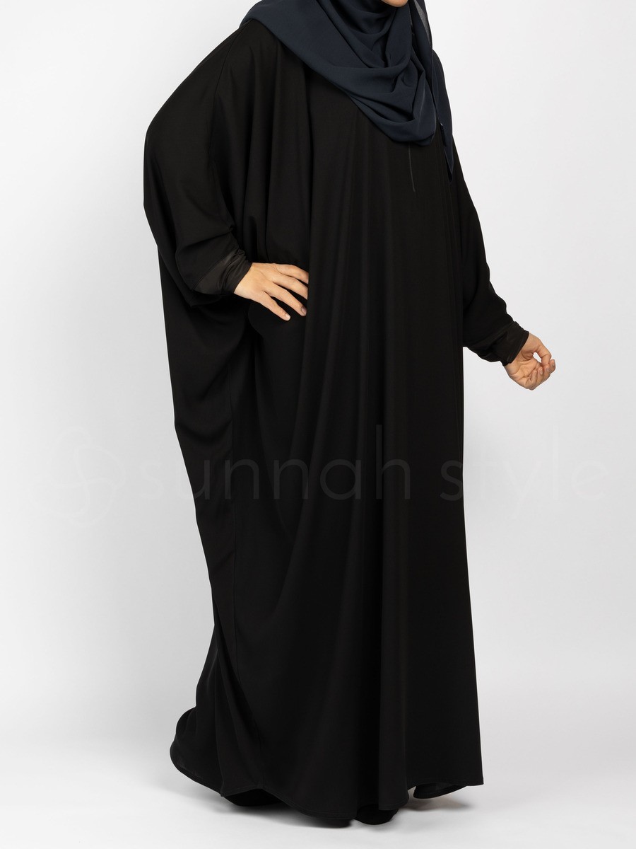 Sunnah Style - Plain Bisht Abaya (Black)