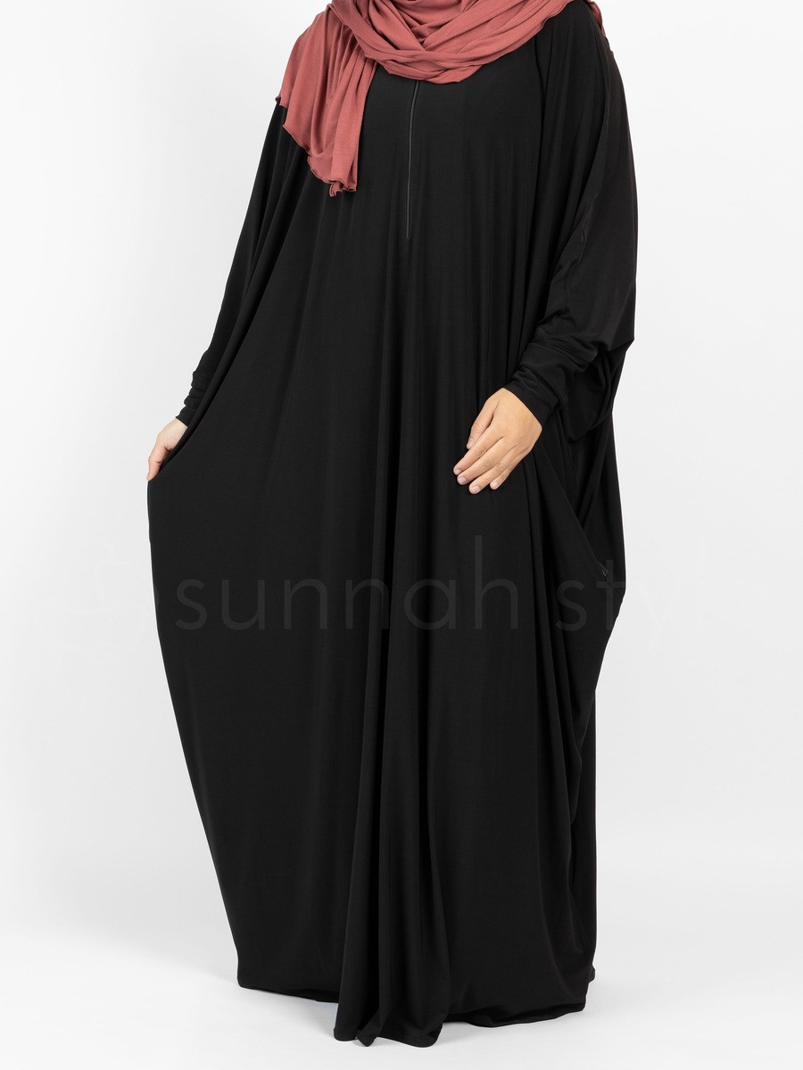 Sunnah Style - Jersey Bisht Abaya (Black)