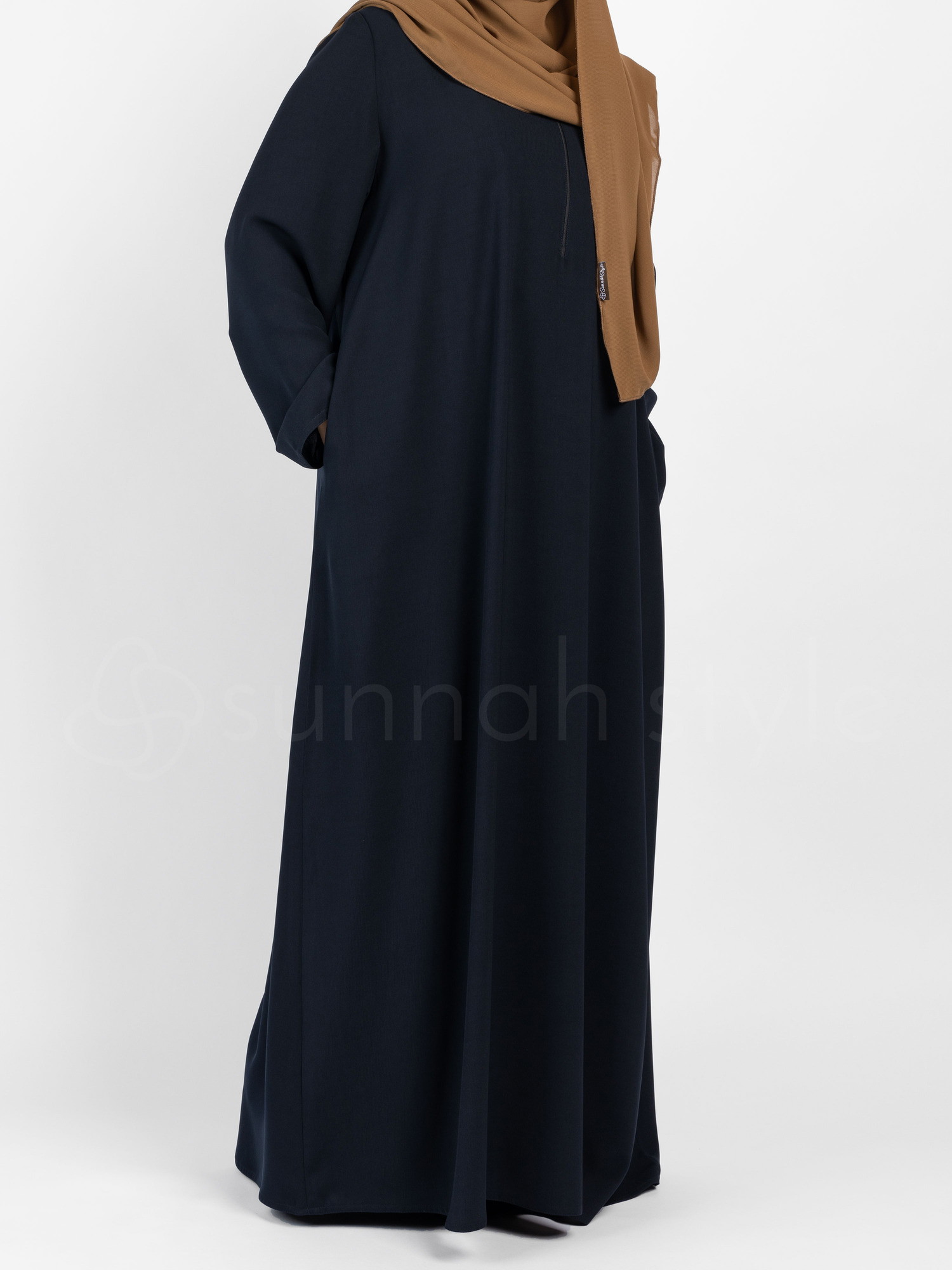 Navy 2025 blue abaya