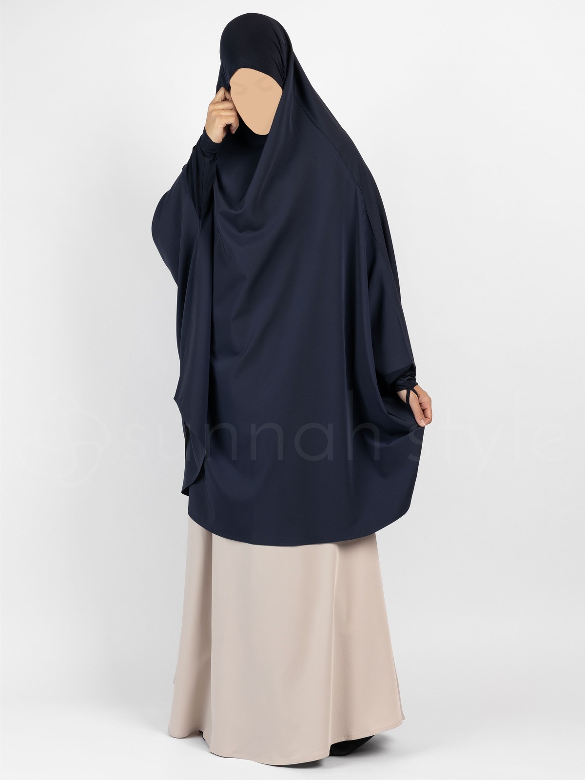 Sunnah Style - Signature Jilbab Top - Knee Length (Navy Blue)