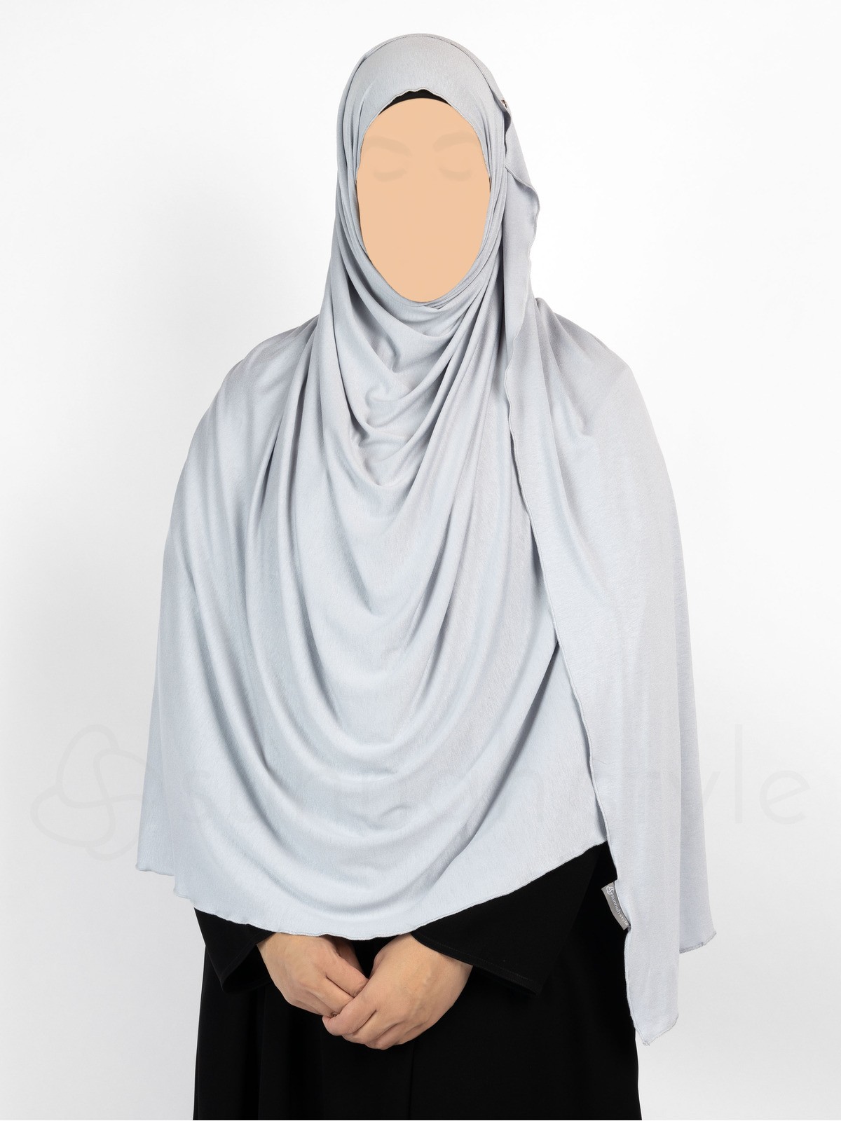 Sunnah Style - Urban Shayla (Soft Jersey) - XL (Silver Grey)