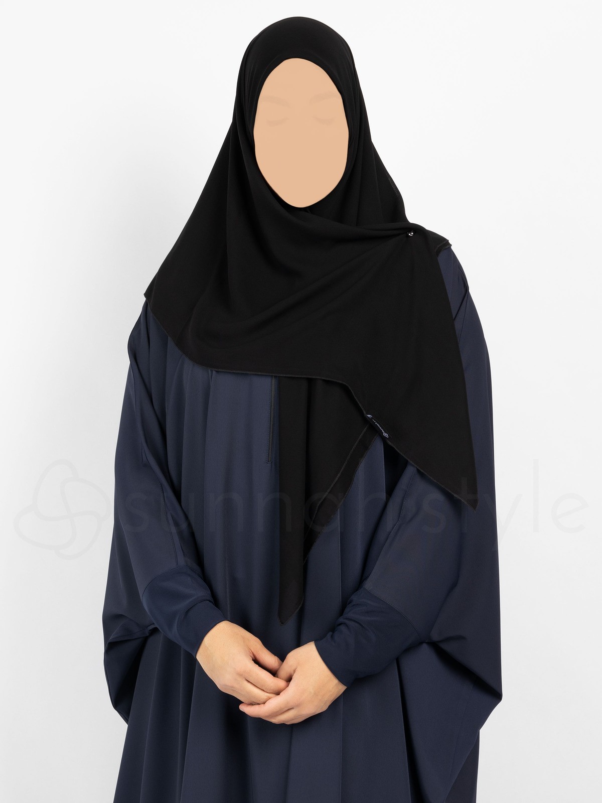 Sunnah Style - Essentials Square Hijab - Standard (Black)